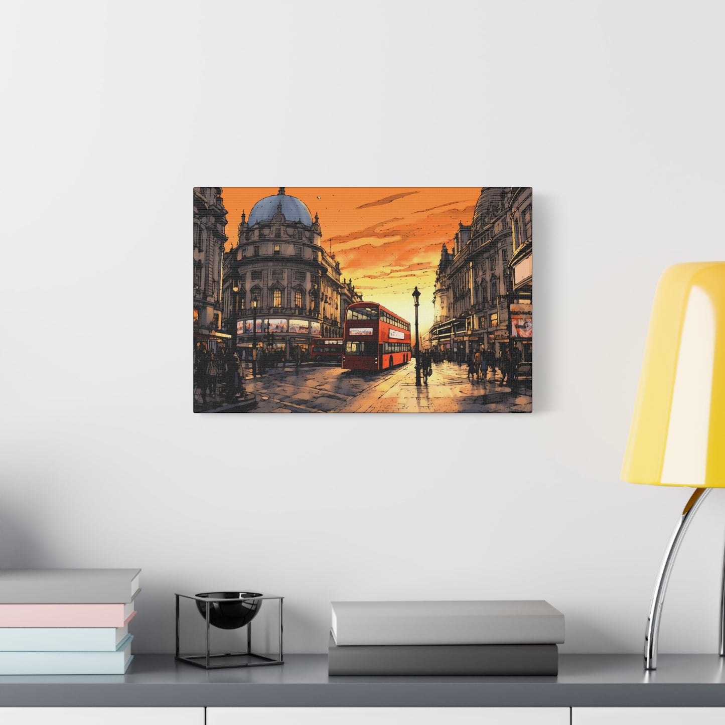 London Sunset Canvas - Immerse Yourself in the Timeless Beauty of the City