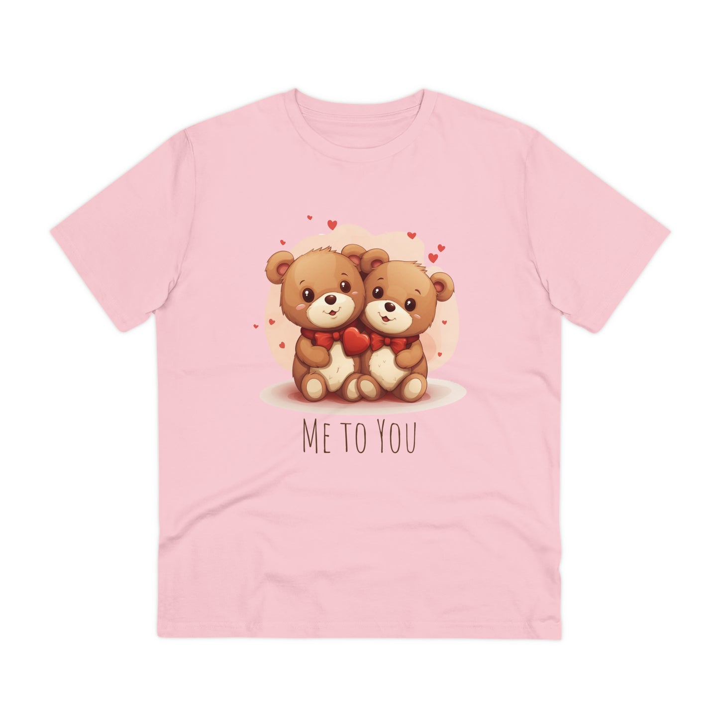 Me to You Teddy Bear Couple Tee - Eco-Friendly Love Shirt - Valentine's Day Special