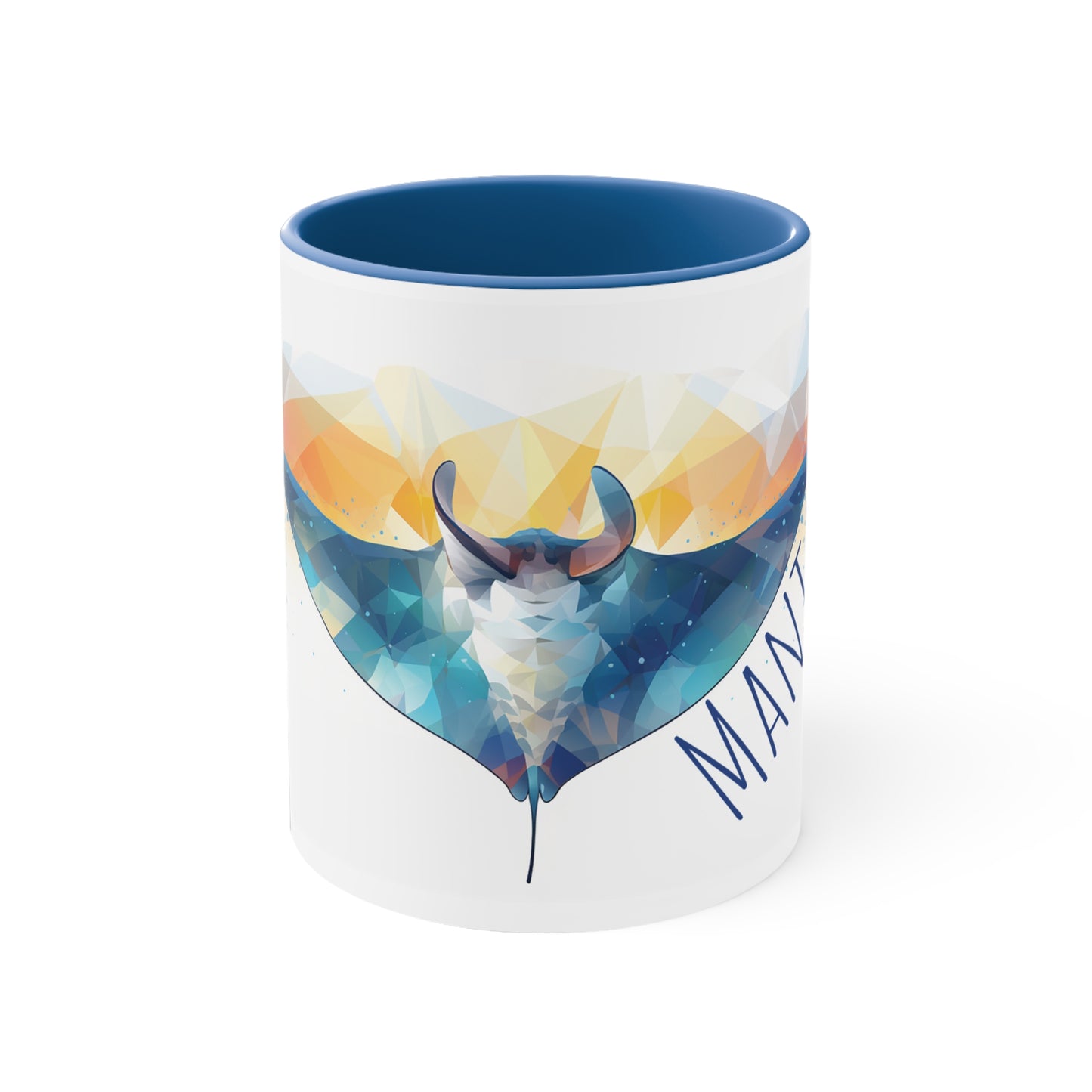 Manta Ray Coffee or Tea Mug: Dive into Coastal Bliss with Every Sip
