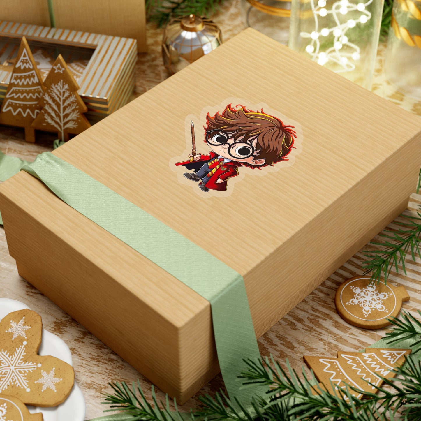 Kawaii Harry Potter Sticker - Add Some Cute and Magical Style to Your Tech