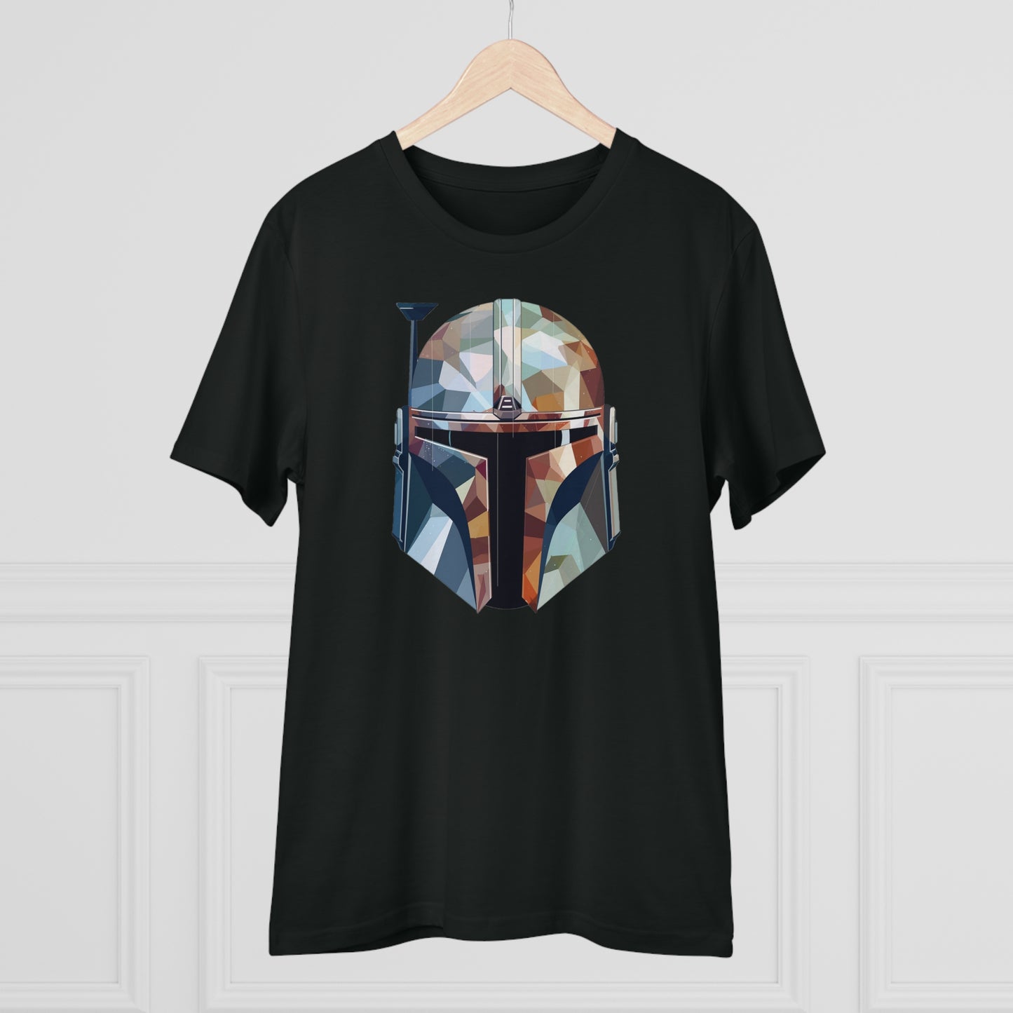 The Mandalorian Polygonal T-Shirt - Embrace Interstellar Adventure - Star Wars