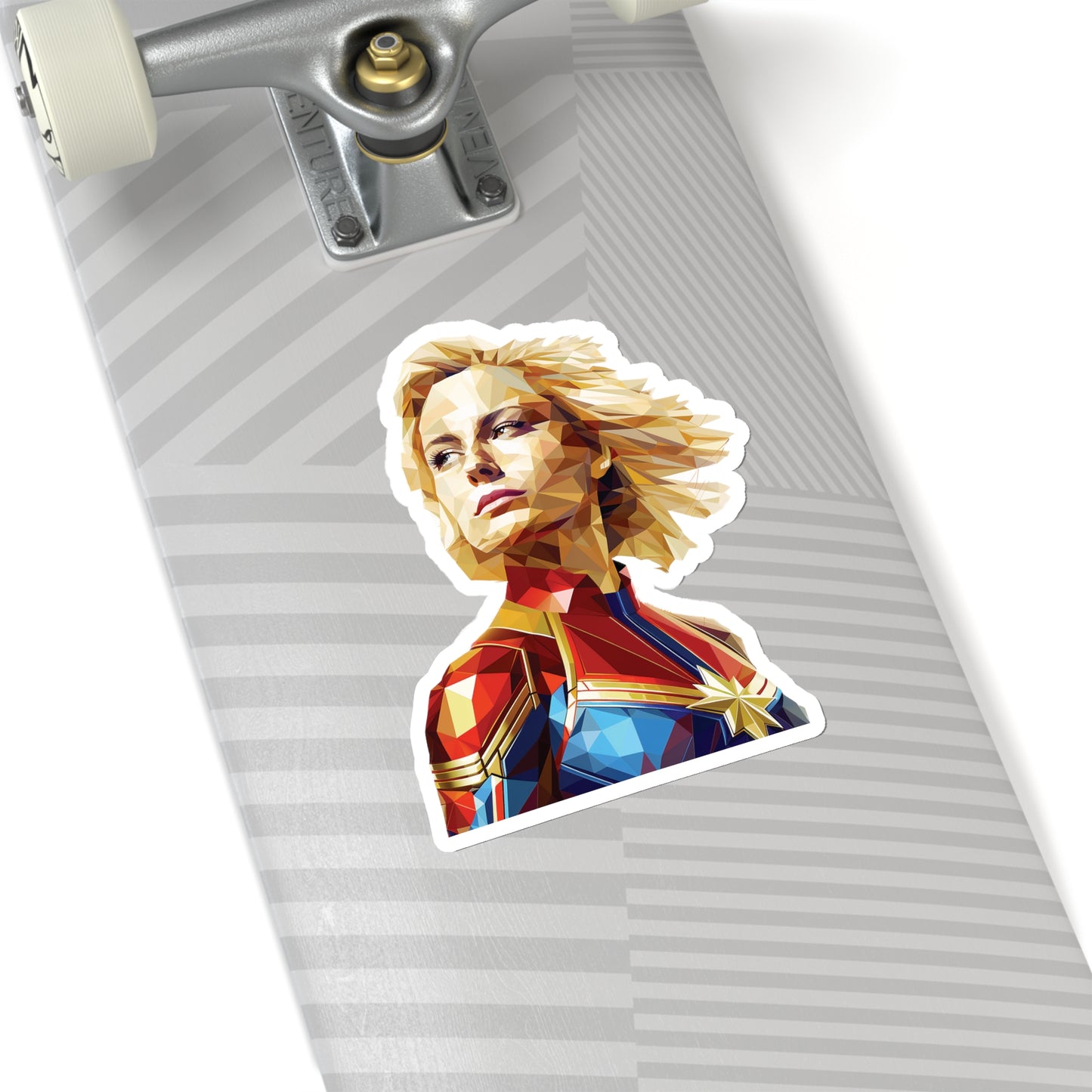 Captain Marvel Sticker - Unleash Cosmic Power