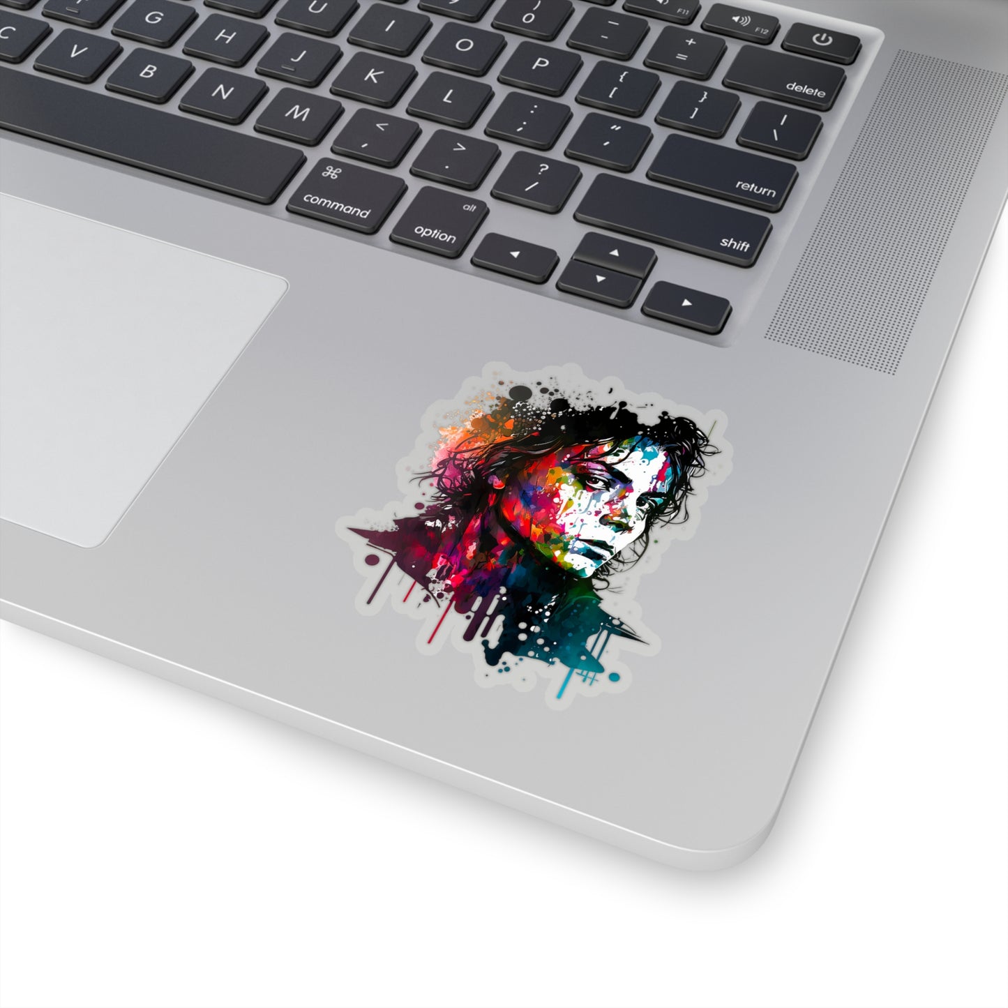 Michael Jackson Watercolor Sticker - Add Some Pop and Iconic Style to Your Tech