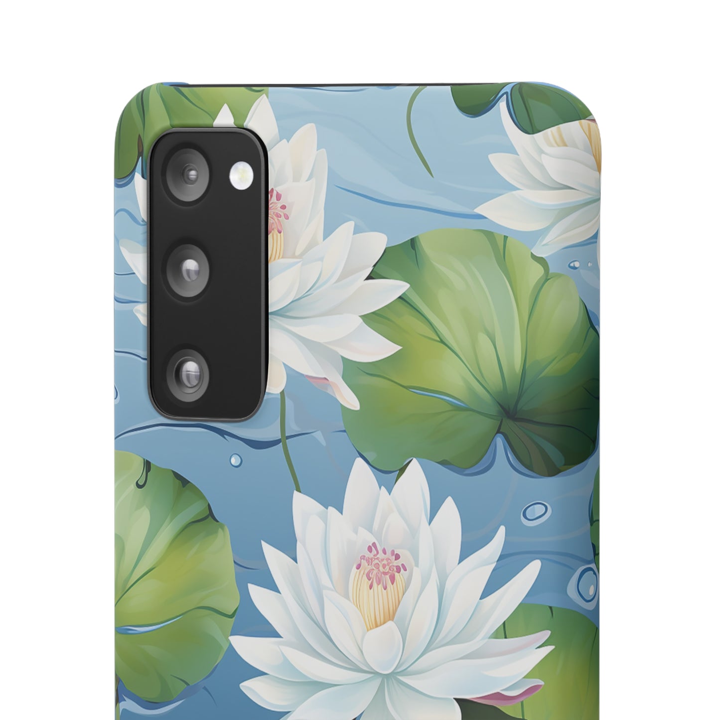 Elegant Water Lilies: Premium Phone Case