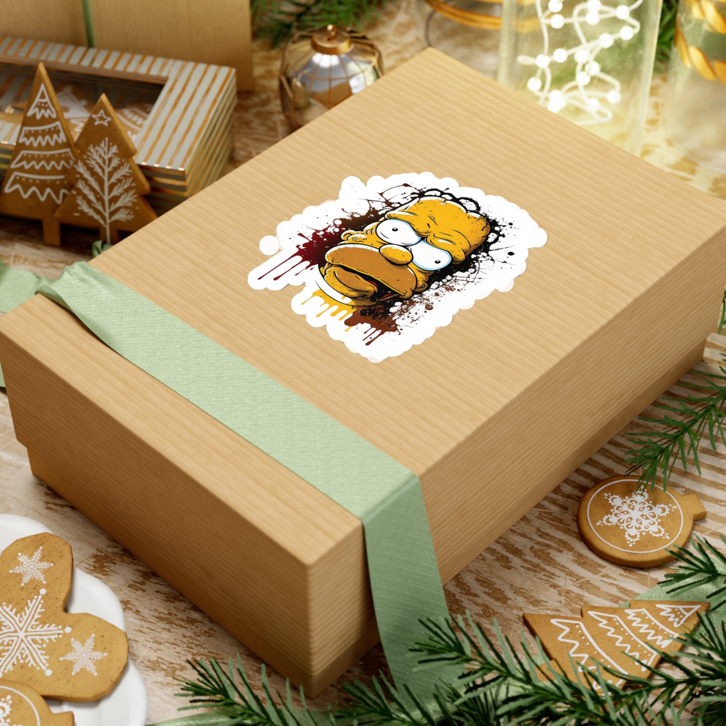 Homer Simpson Sticker - Add Some Fun and Unique Style to Your Tech