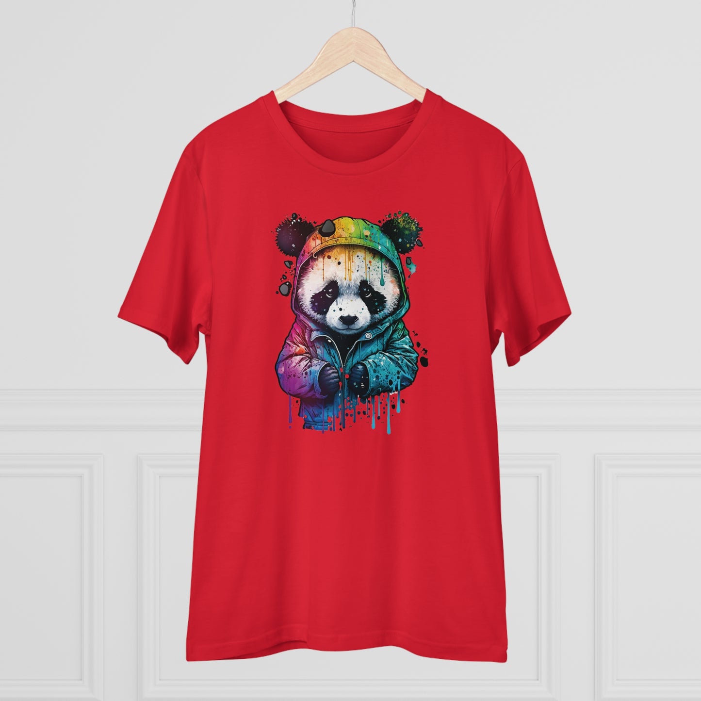 Panda Organic Unisex T-Shirt - Add Some Fun and Eco-Friendly Style to Your Wardrobe