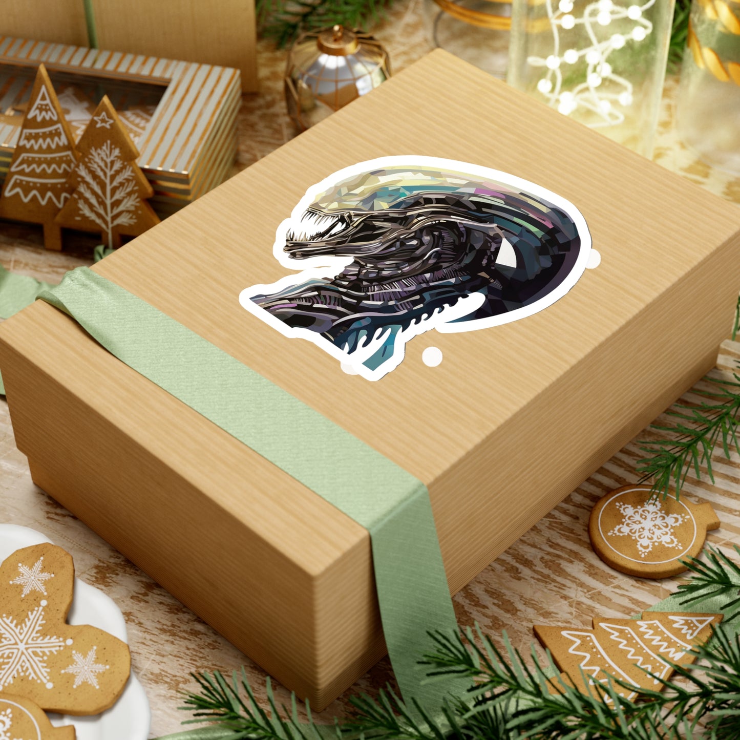 Alien Xenomorph Sticker - Unleash Extraterrestrial Menace