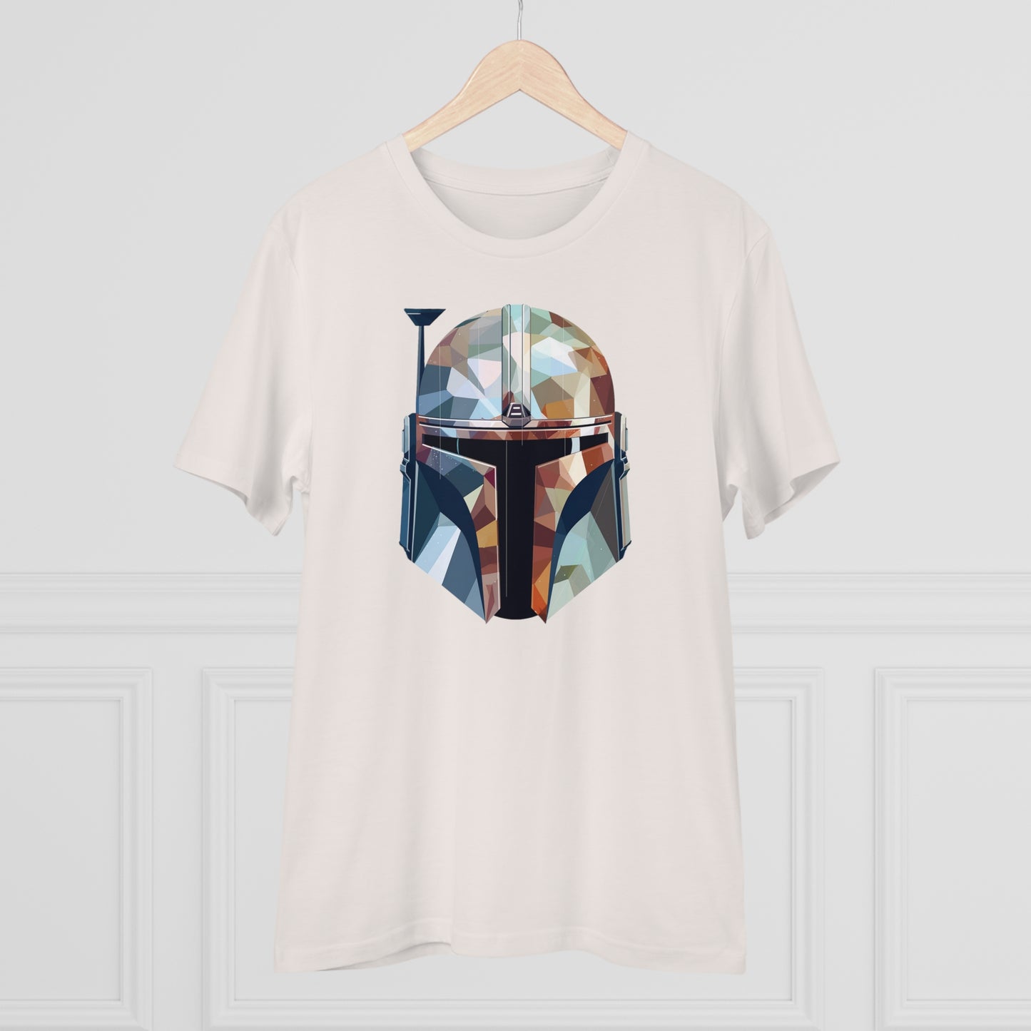 The Mandalorian Polygonal T-Shirt - Embrace Interstellar Adventure - Star Wars