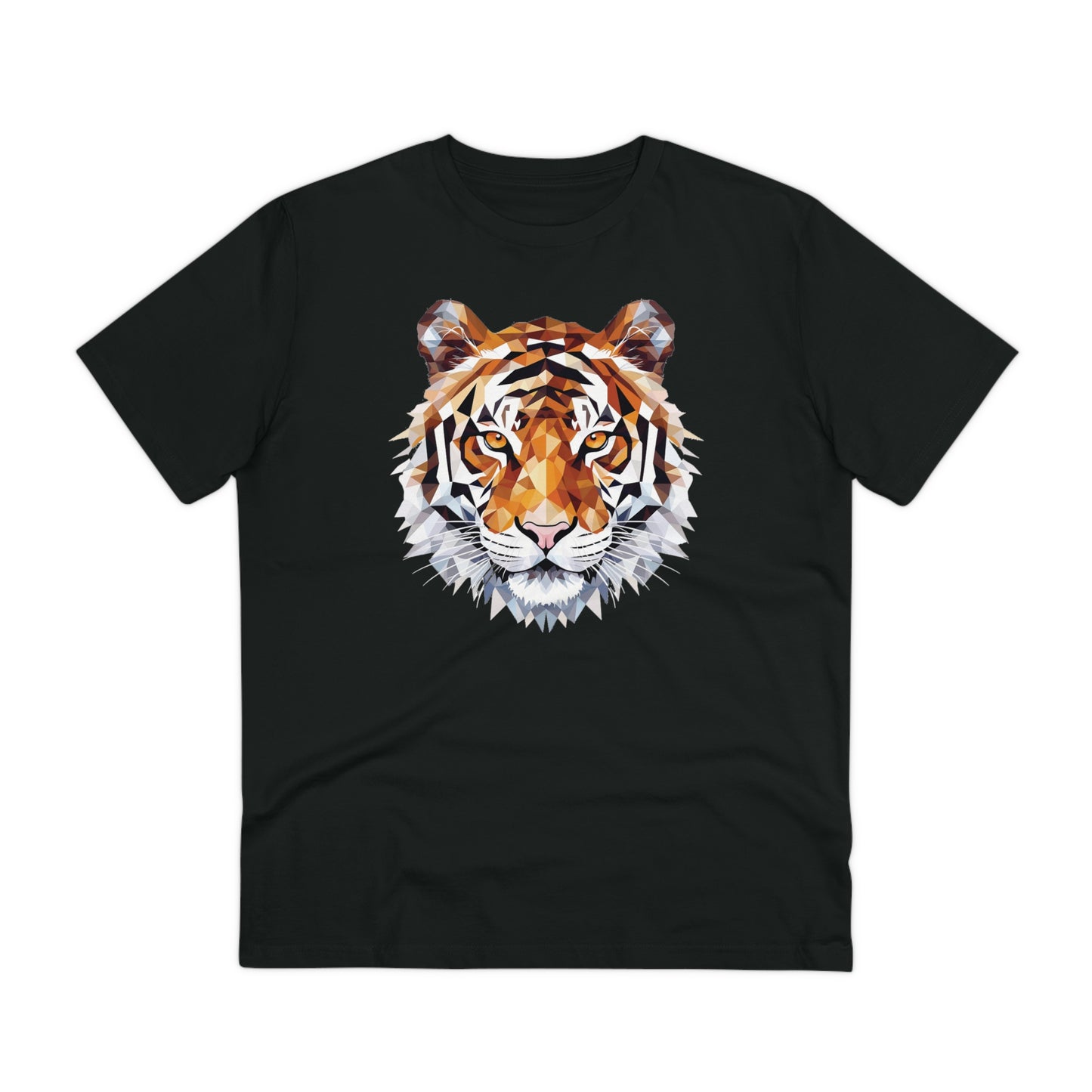Tiger Polygonal T-Shirt - Embrace Fierce Elegance