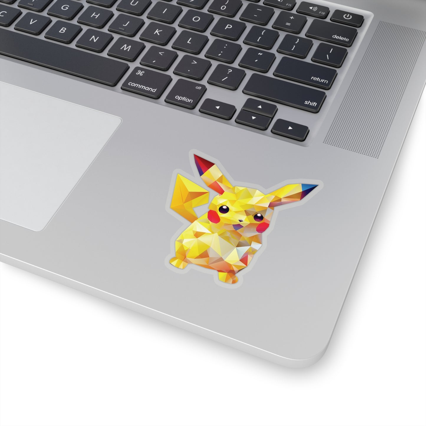 Pikachu Sticker - Electric Charm in Geometric Form