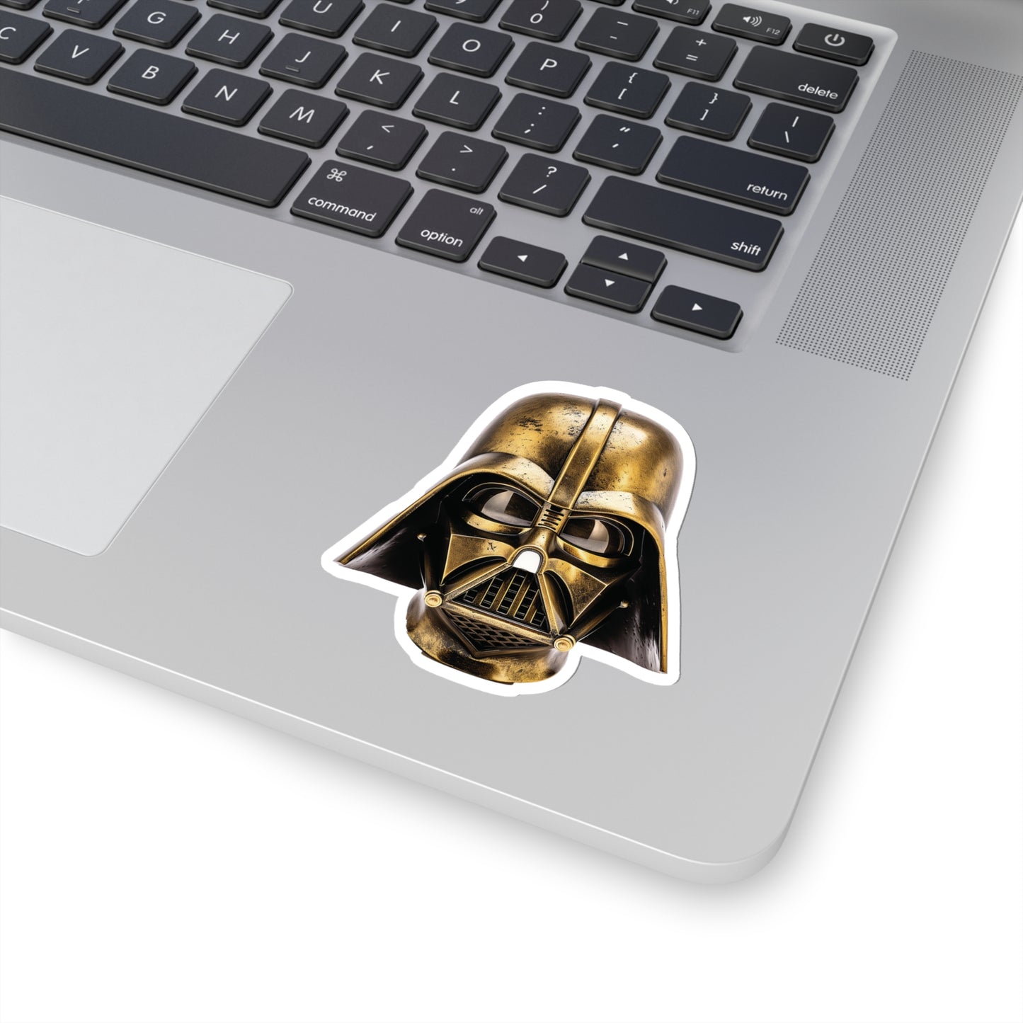Gold Darth Vader Sticker - Unleash Imperial Grandeur - Star Wars