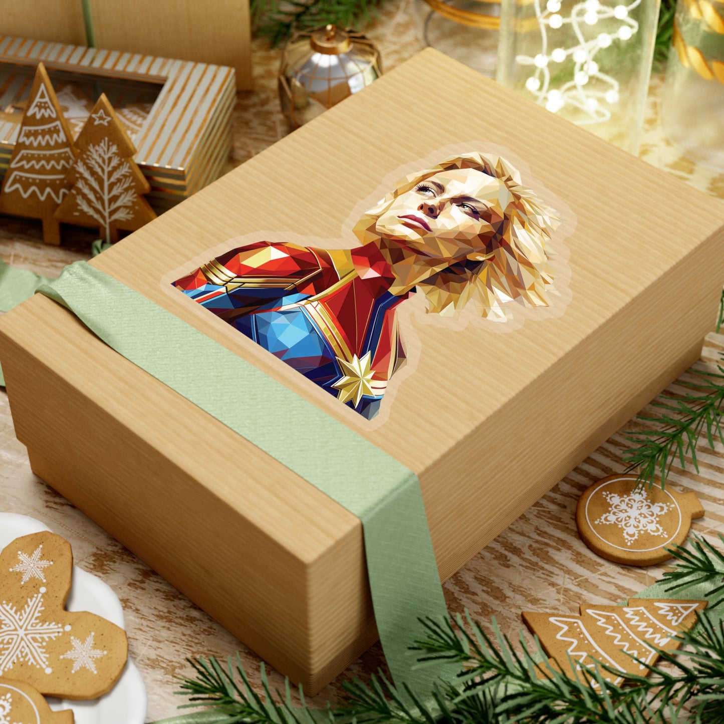 Captain Marvel Sticker - Unleash Cosmic Power