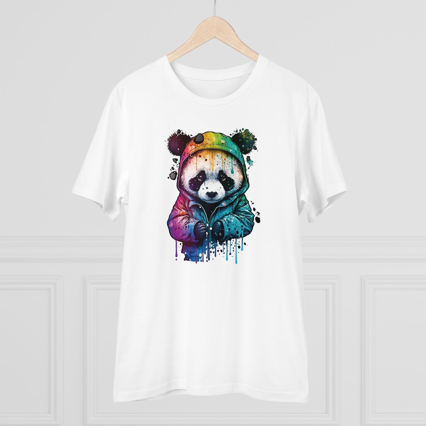 Panda Organic Unisex T-Shirt - Add Some Fun and Eco-Friendly Style to Your Wardrobe