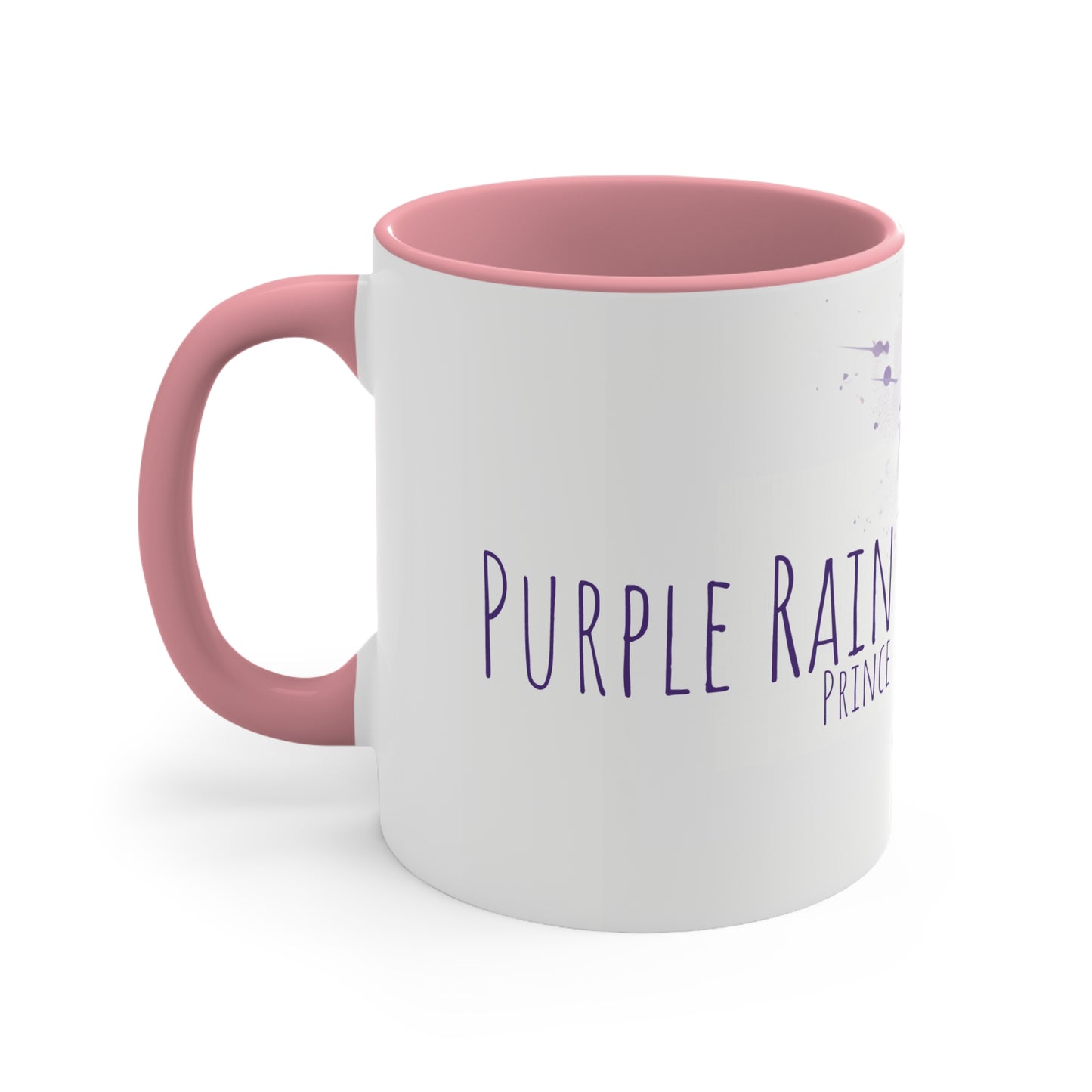Prince Geometric Bicolor Mug - Celebrate the Iconic 'Purple Rain'