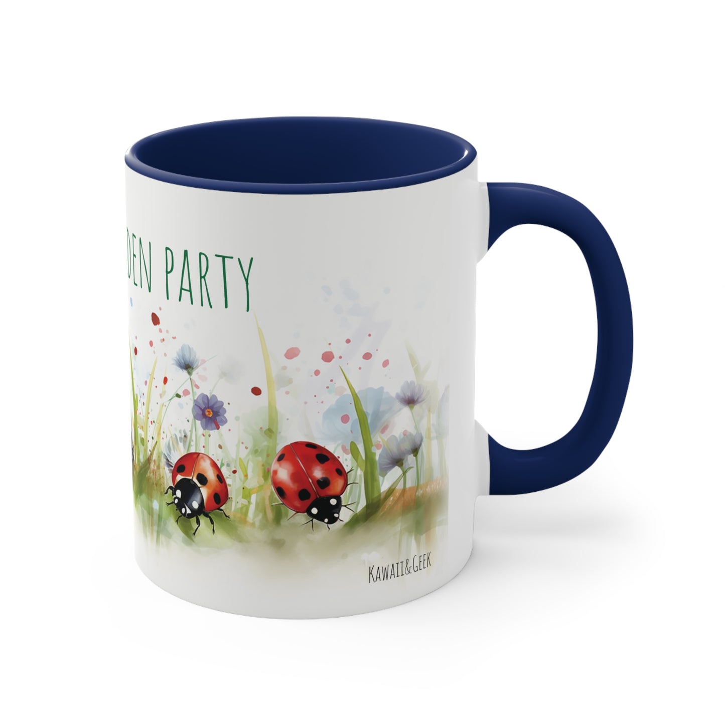 Ladybugs Garden Party Mug - Charming Insect Themed Kitchenware