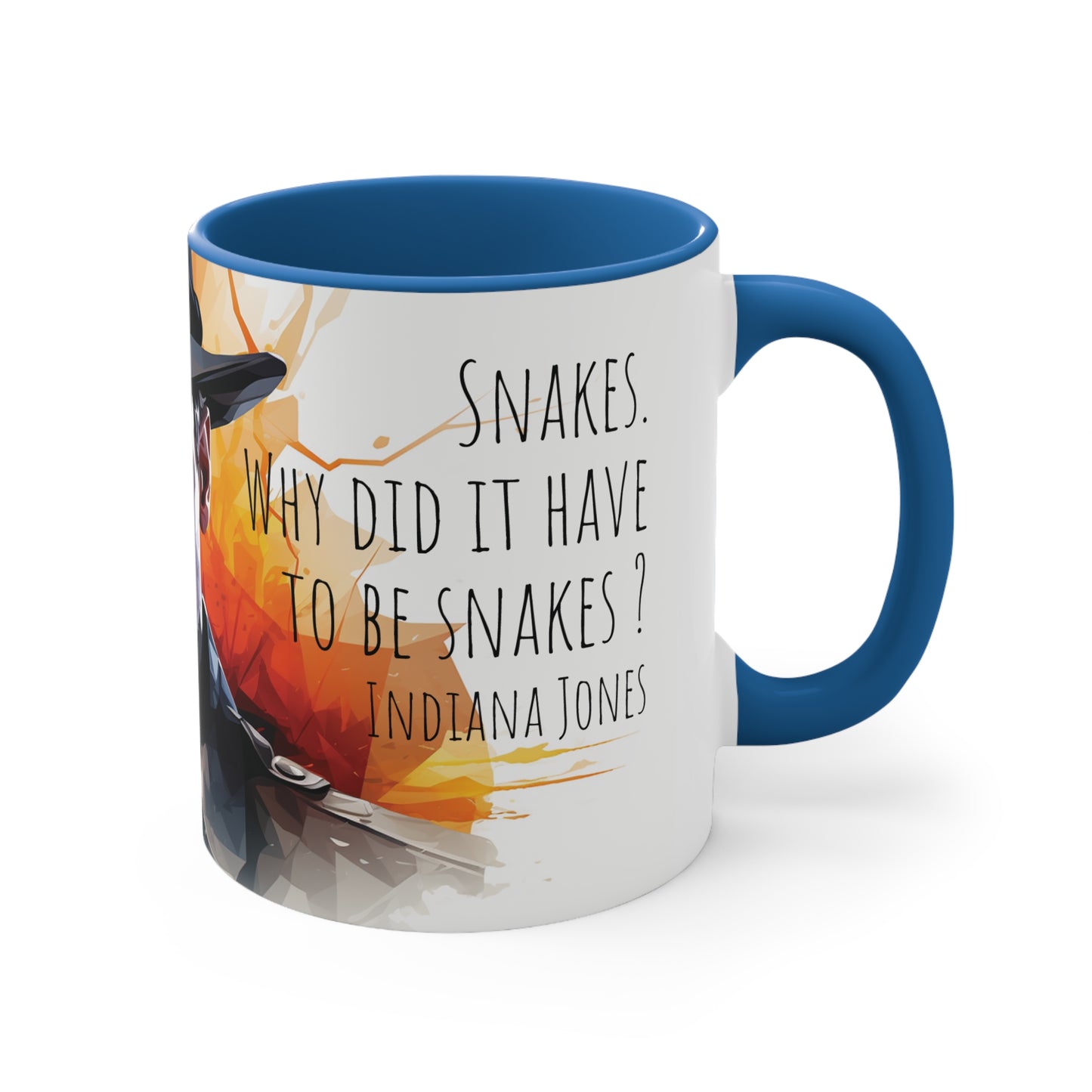 Indiana Jones Mug - Embrace the Adventure: Snakes. Why Did It Have to Be Snakes?