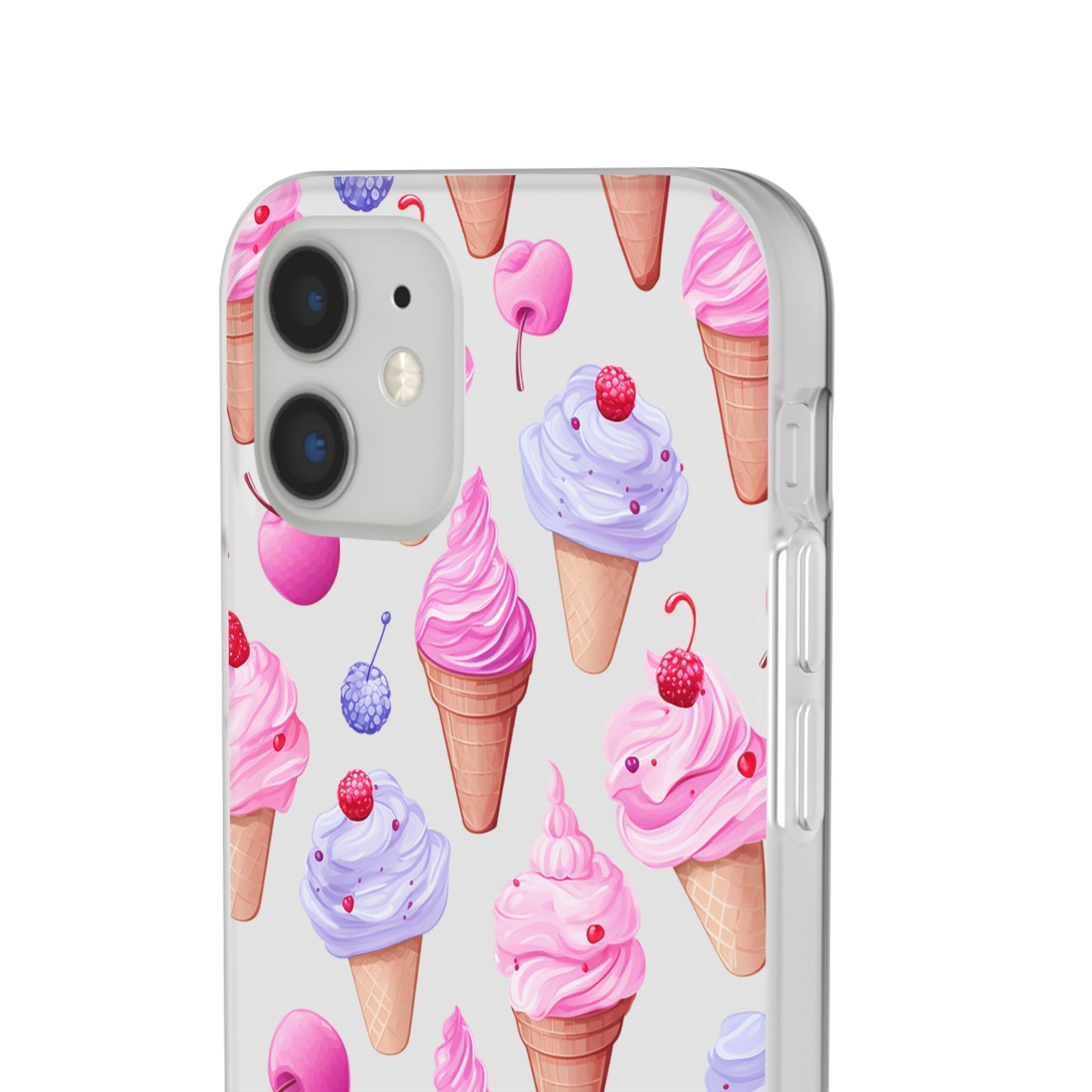 Vibrant Ice Cream Delight Flexi-Case for Phones