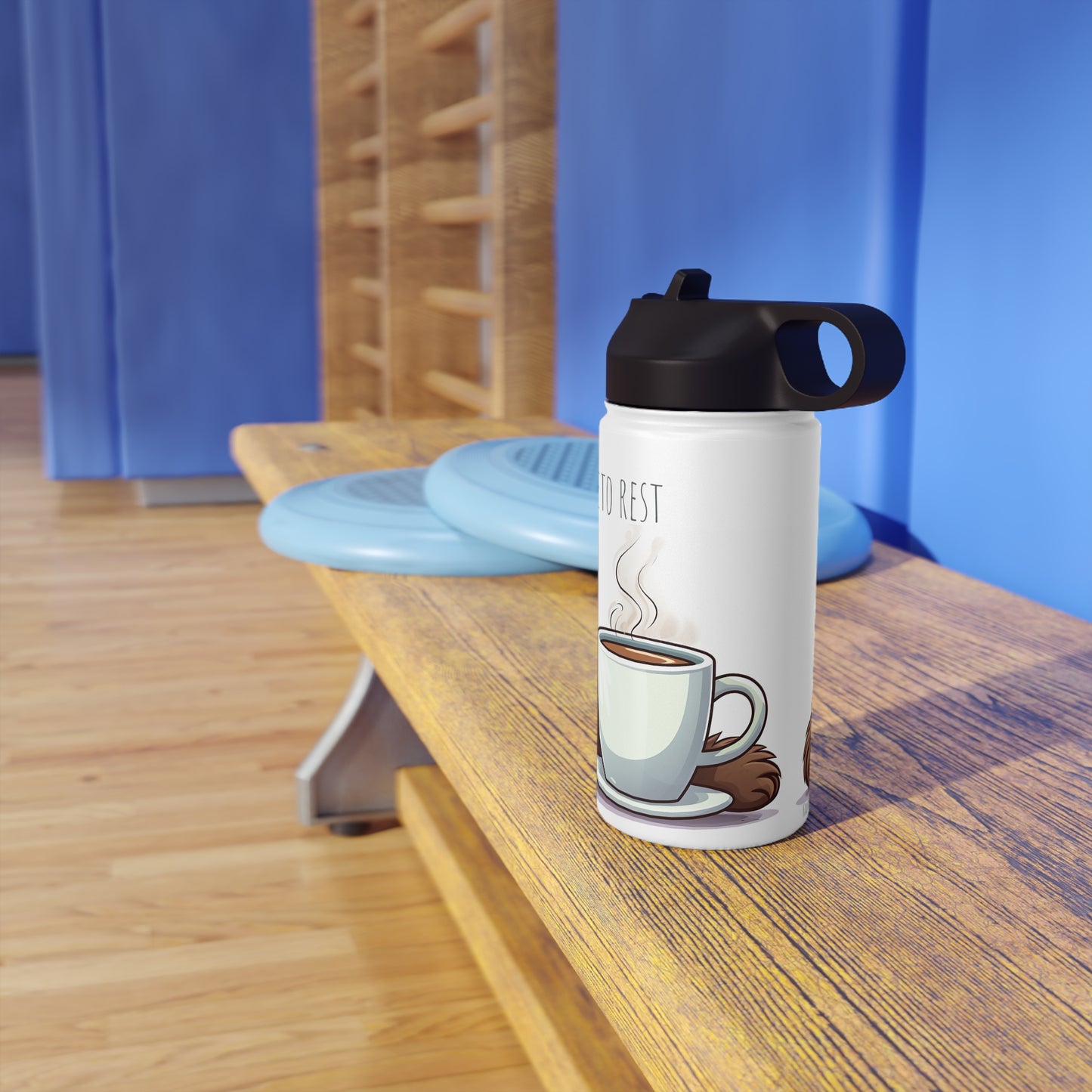Lazy Sloth Stainless Steel Bottle: Cool & Cozy