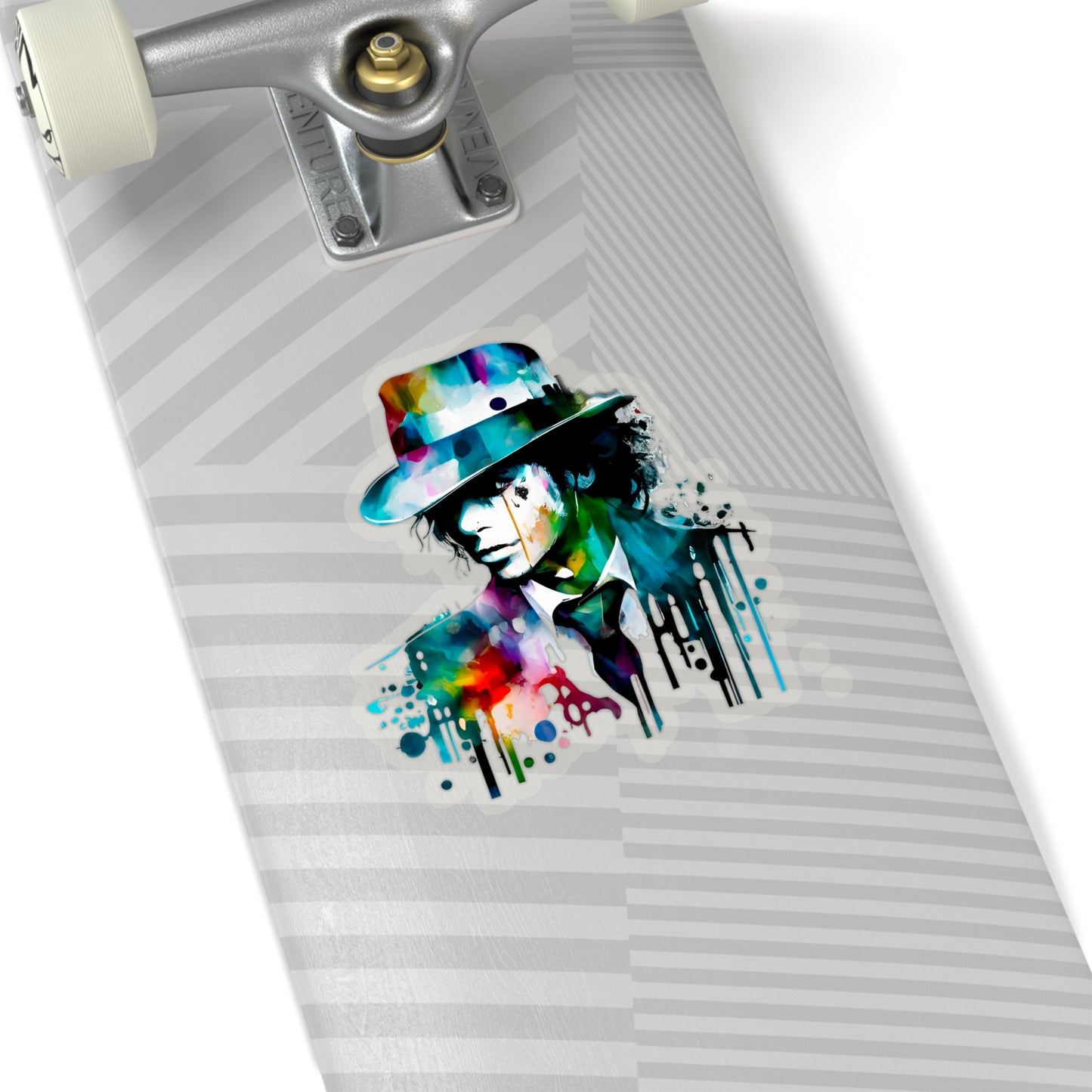 Michael Jackson Transparent Sticker - Add Some Pop and Iconic Style to Your Tech