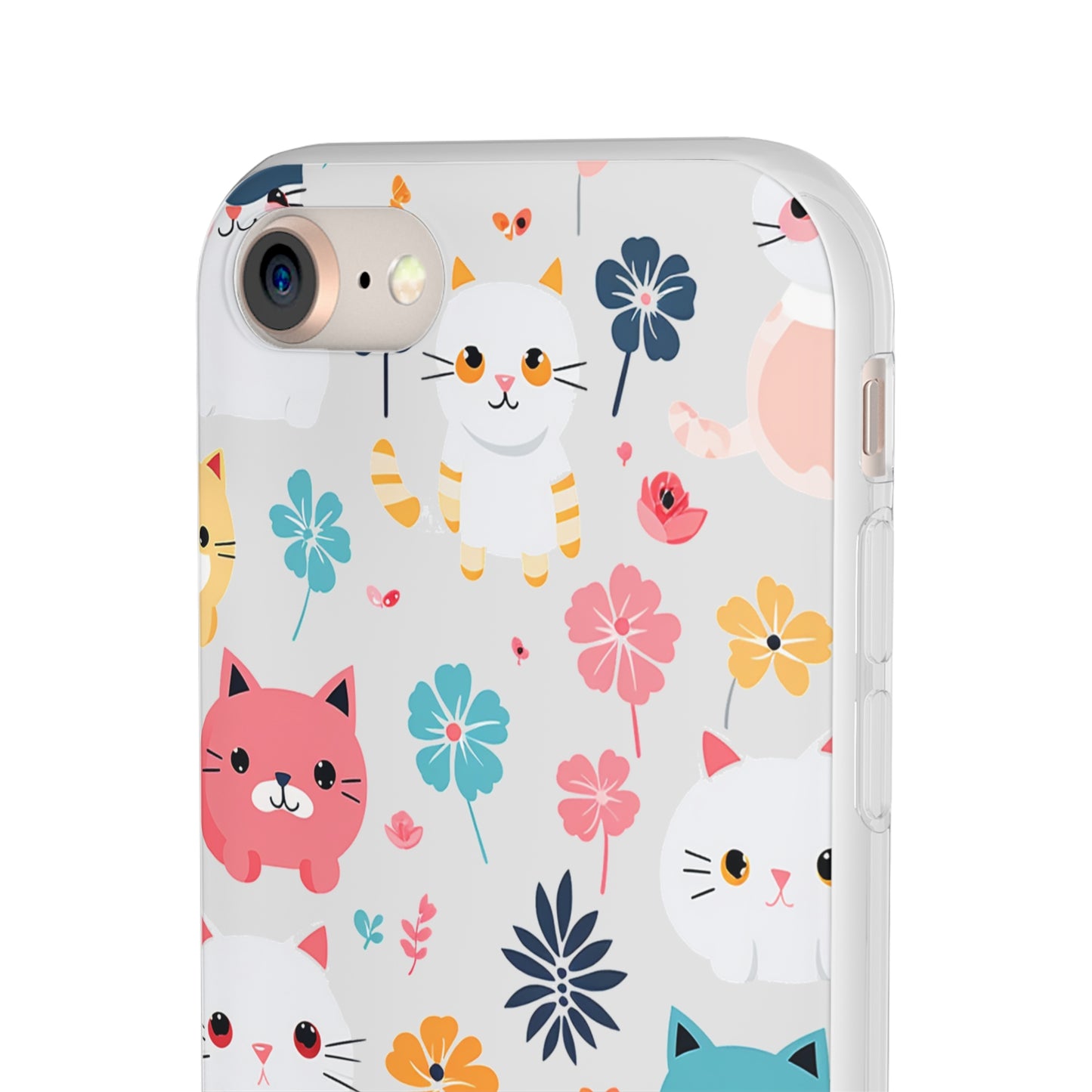 Playful Kittens: Flexi Transparent Phone Case