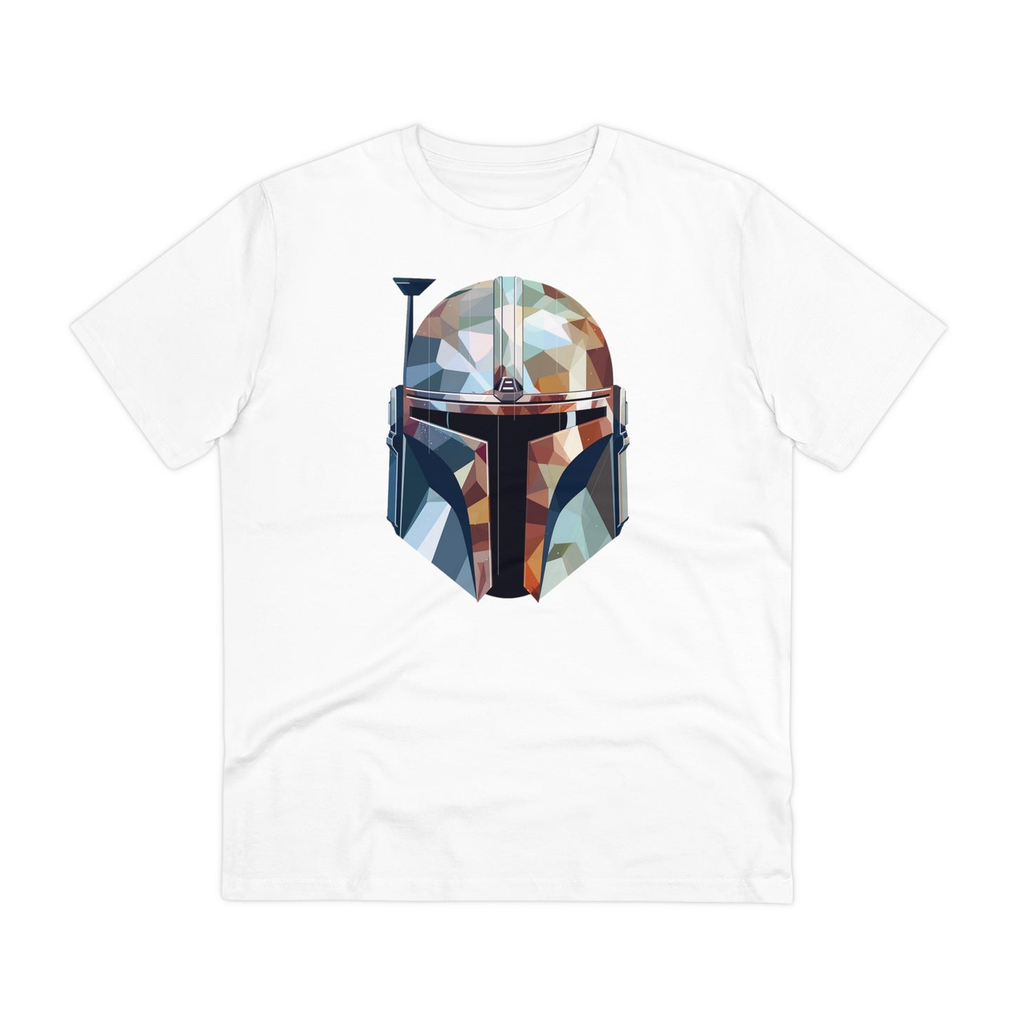 The Mandalorian Polygonal T-Shirt - Embrace Interstellar Adventure - Star Wars