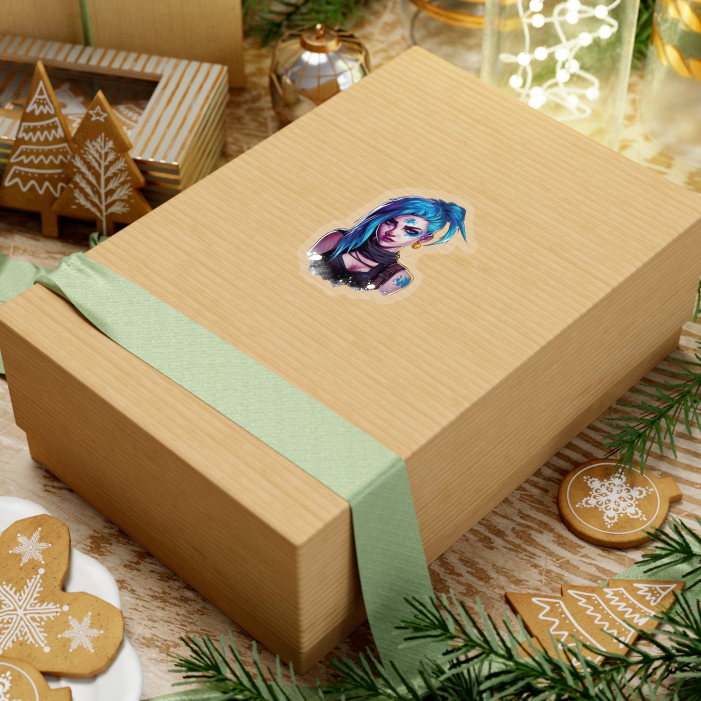 Jinx from Arcane Sticker - Add Some Colorful and Explosive Style to Your Tech - League of Legends