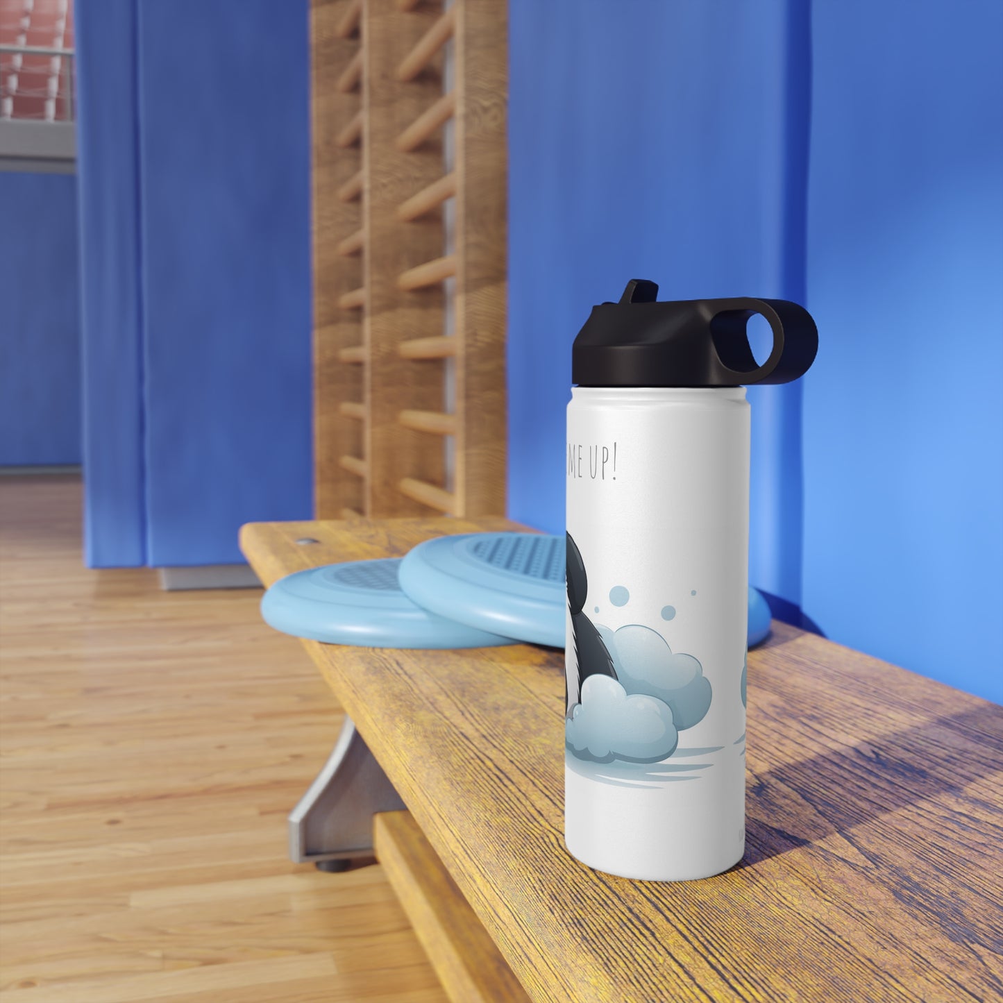 Kawaii Panda's Nap: Stainless Steel Water Bottle