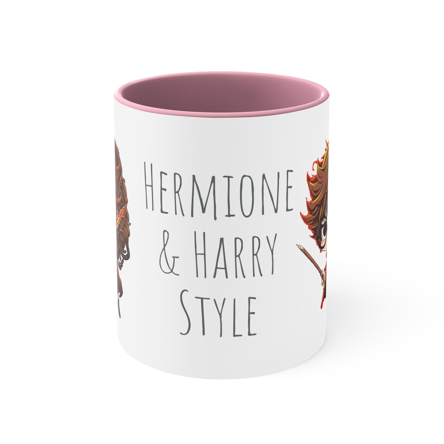 Kawaii Harry Potter & Hermione Bicolor 11oz Mug