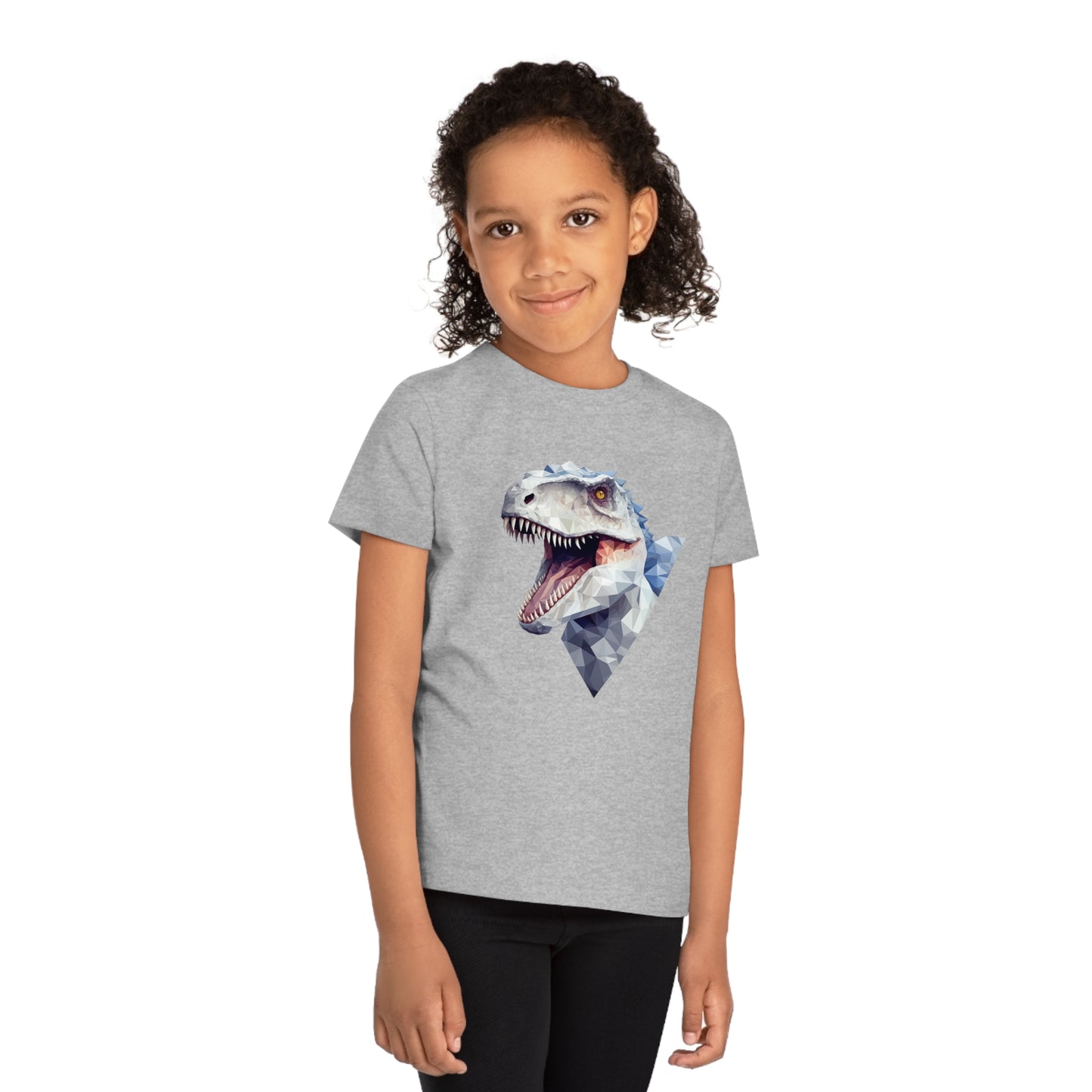 Indominus Rex Polygonal Kids T-Shirt - Embrace Jurassic Adventure