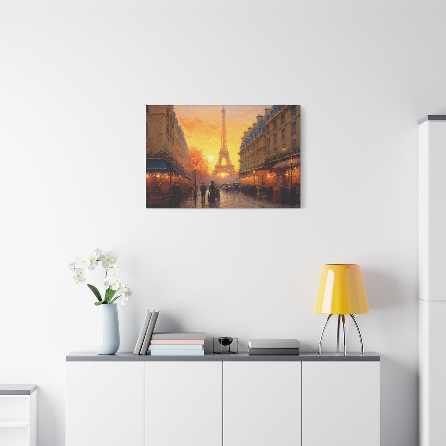 Parisian Sunset Canva - Capture the Timeless Beauty of the City of Light