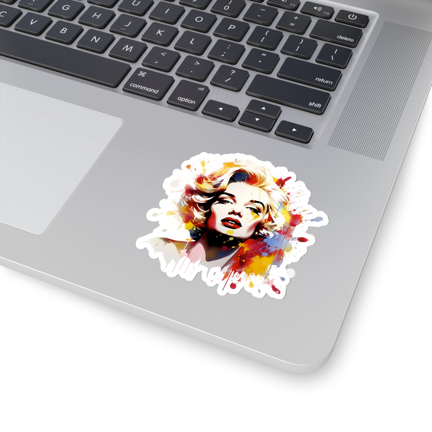 Marilyn Monroe Sticker in Watercolor Style