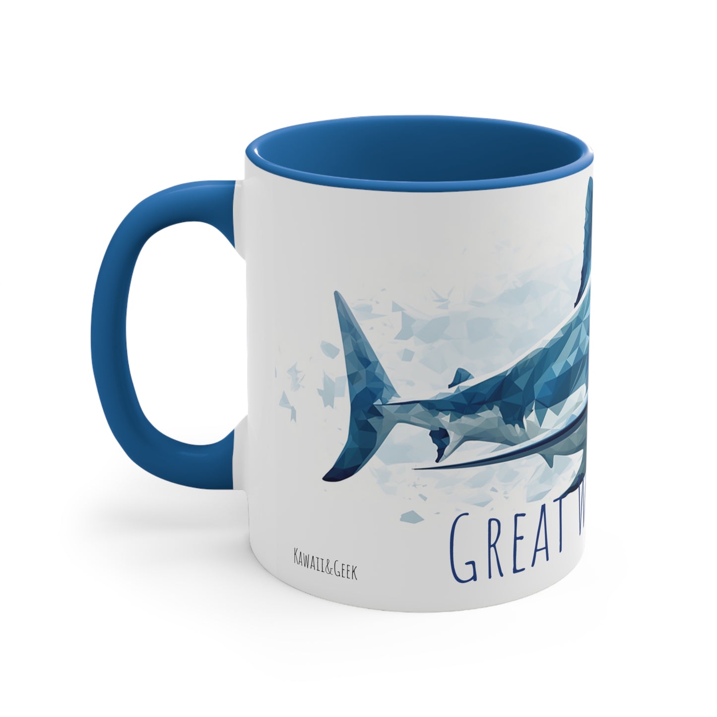 Mighty Great White Shark Coffee or Tea Mug: Dive into a Sea of Refreshment