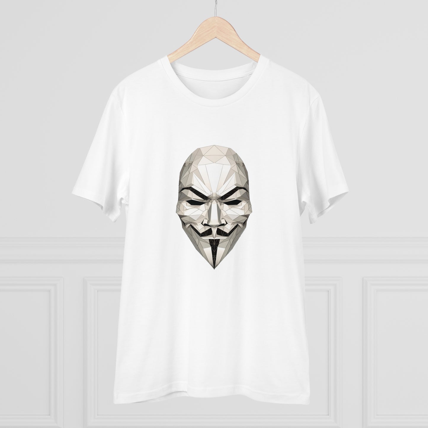 V Mask Polygonal T-Shirt - Embrace Anonymous Resistance