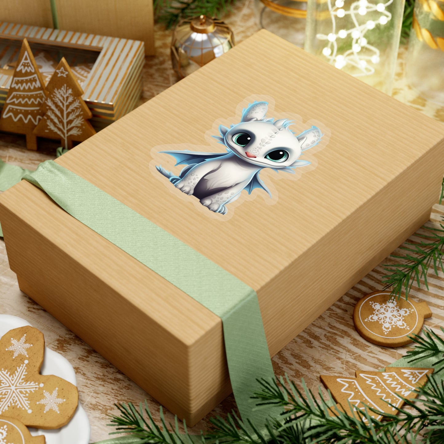 Baby Light Fury Sticker - Unleash Magic and Cuteness from "How to Train Your Dragon"