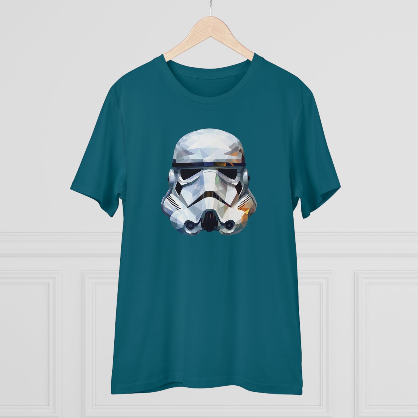 Stormtrooper Polygonal T-Shirt - Embrace Galactic Precision - Star Wars