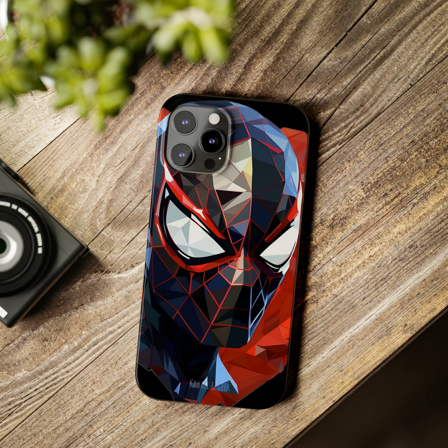 Miles Morales Slim Phone Case iPhone 15 Compatible - Embrace Superhero Style - Spider Man