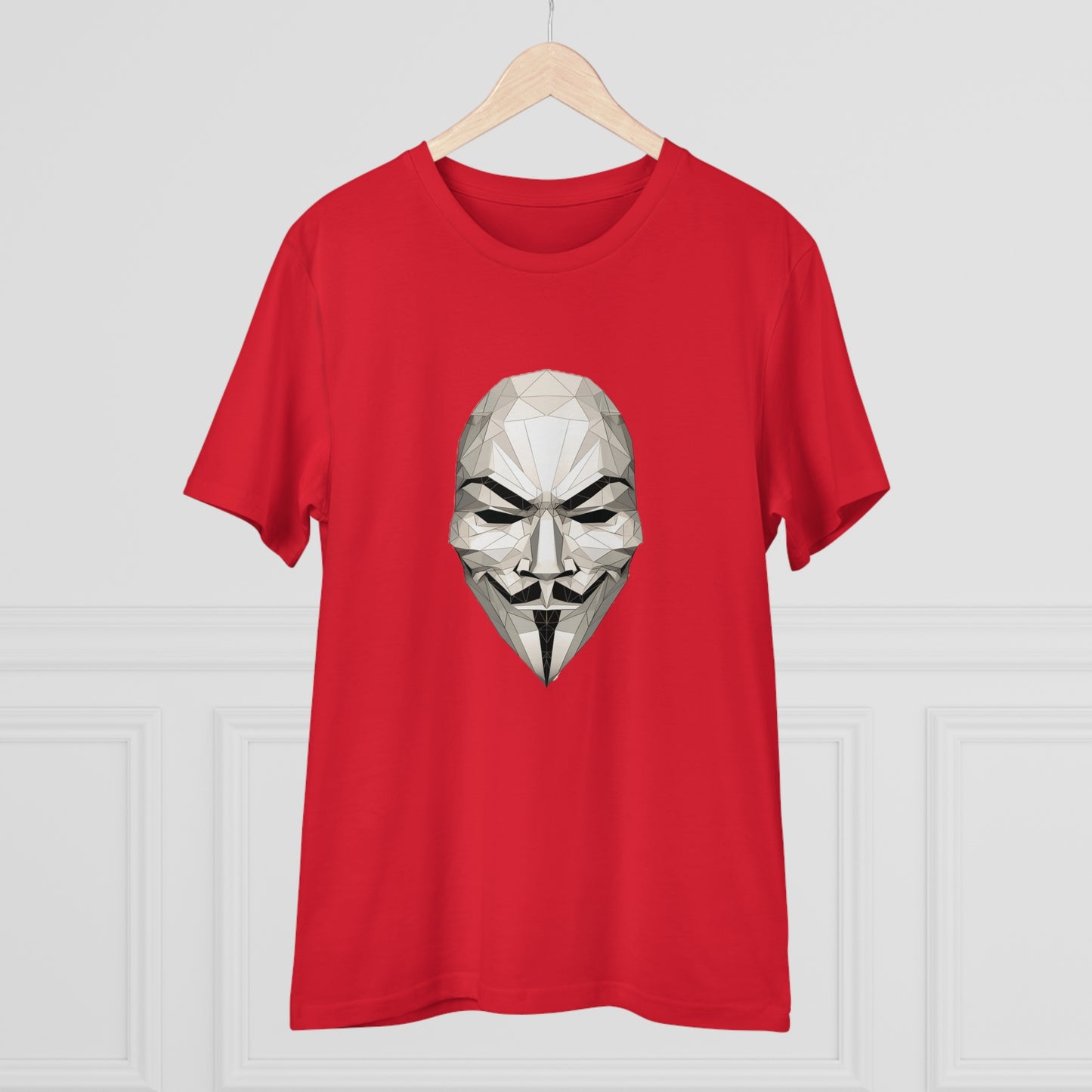 V Mask Polygonal T-Shirt - Embrace Anonymous Resistance