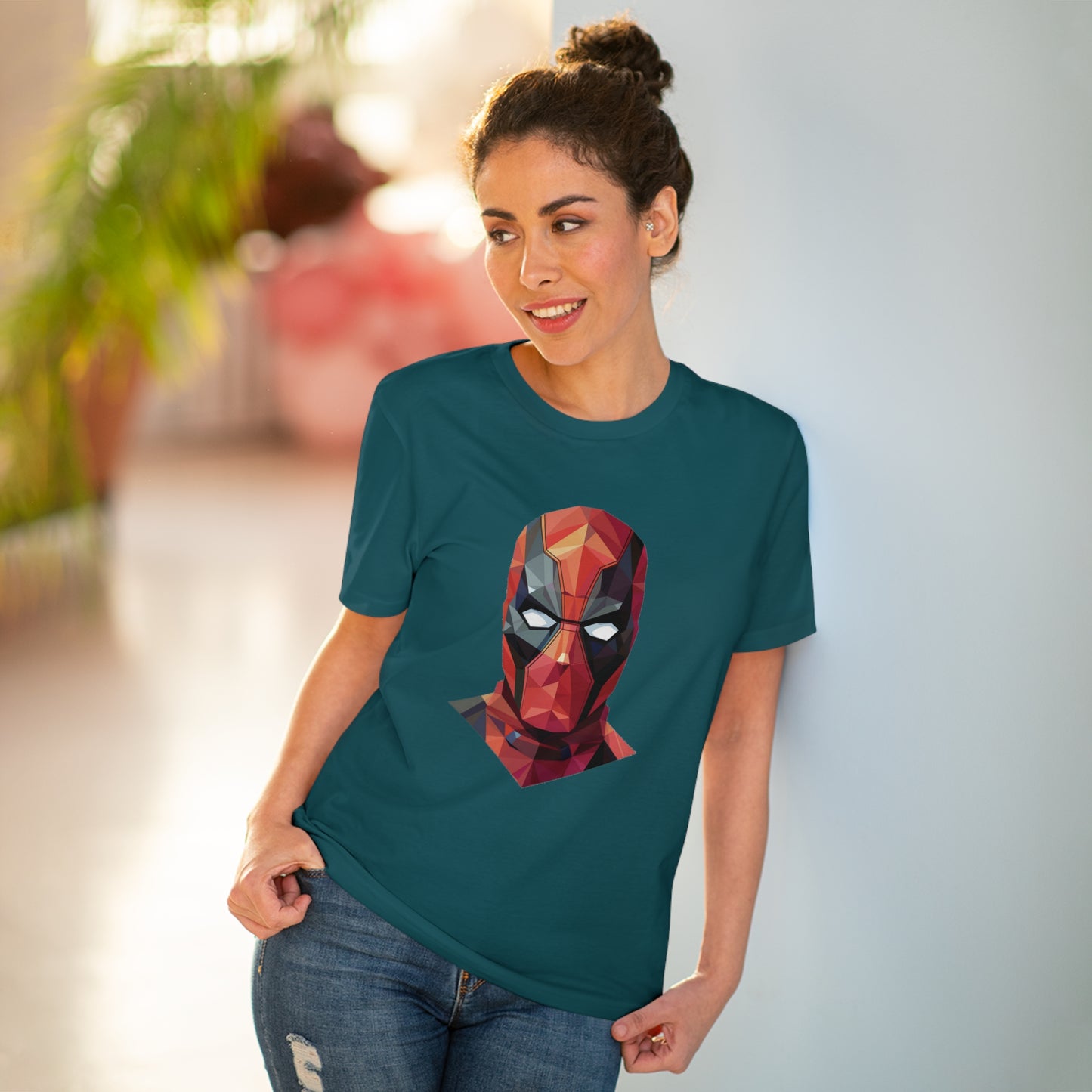 Deadpool Polygonal T-Shirt - Embrace Mercenary Style