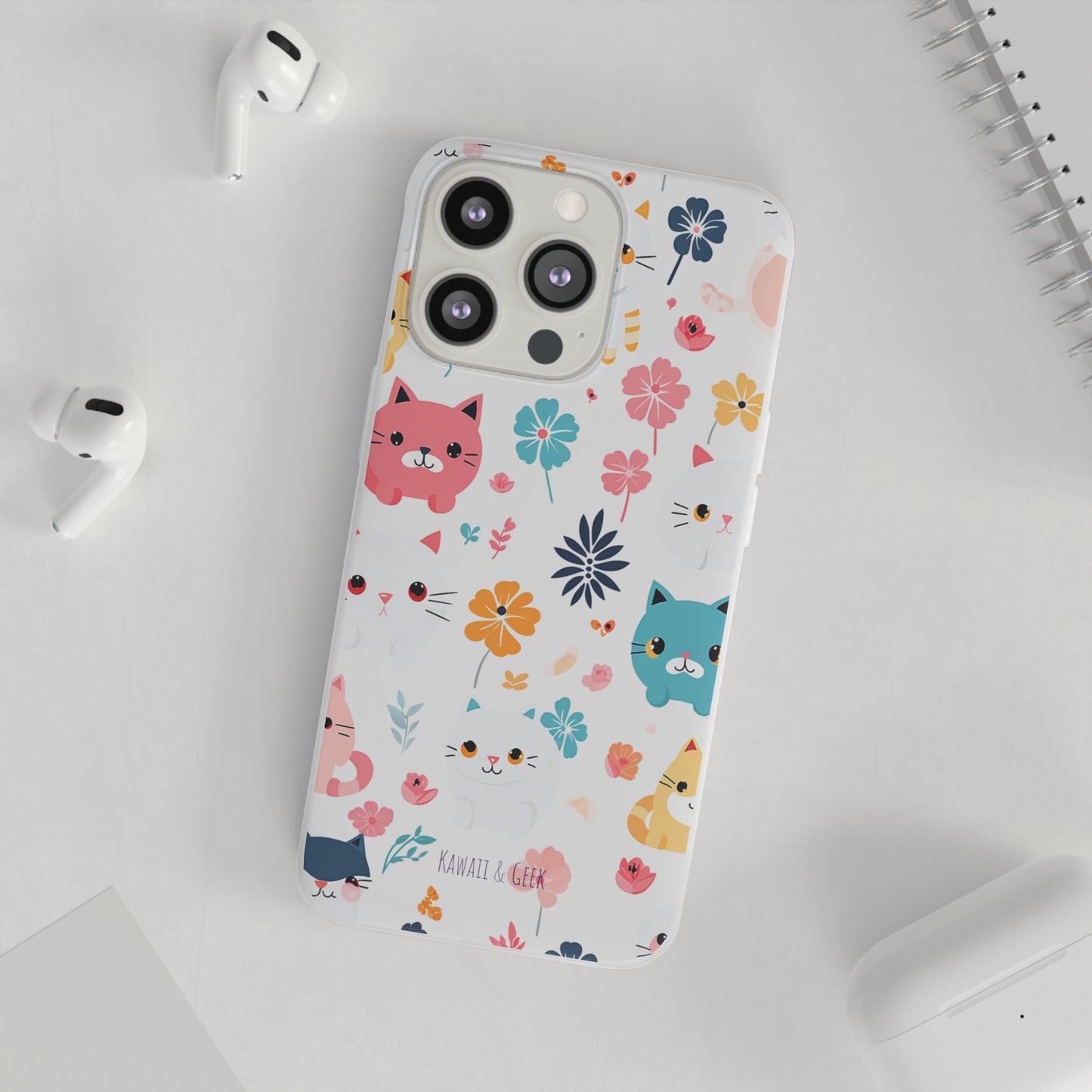 Playful Kittens: Flexi Transparent Phone Case