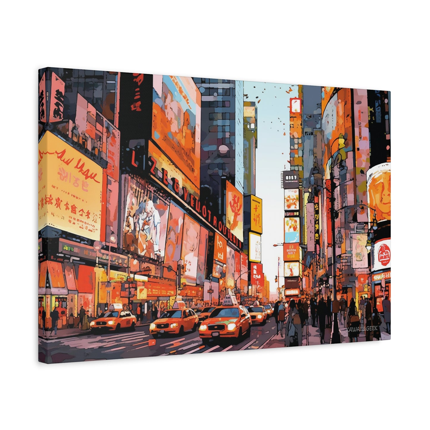New York City Streets Canvas - Immerse Yourself in the Vibrant Urban Energy