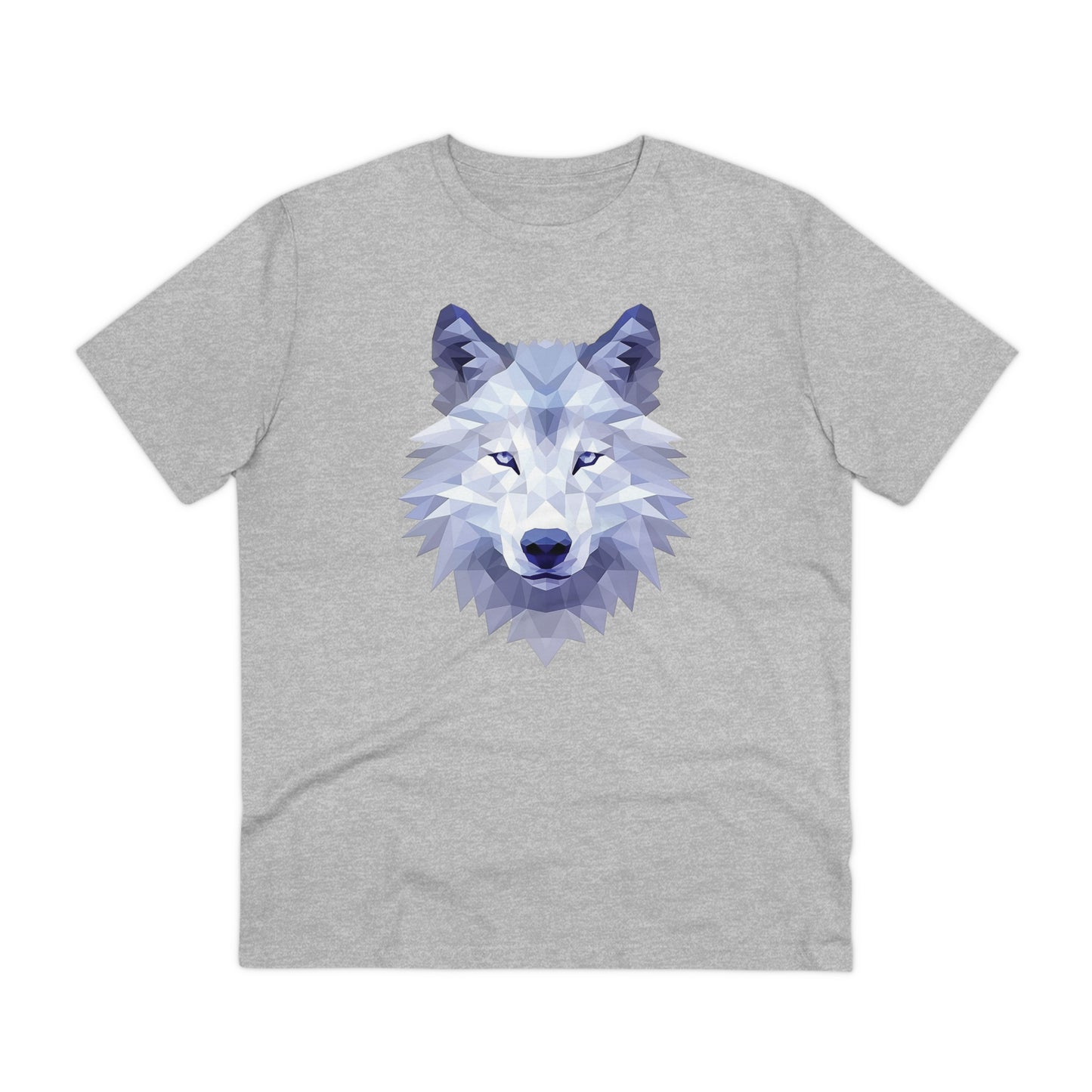 Wolf Polygonal T-Shirt - Embrace Wild Harmony