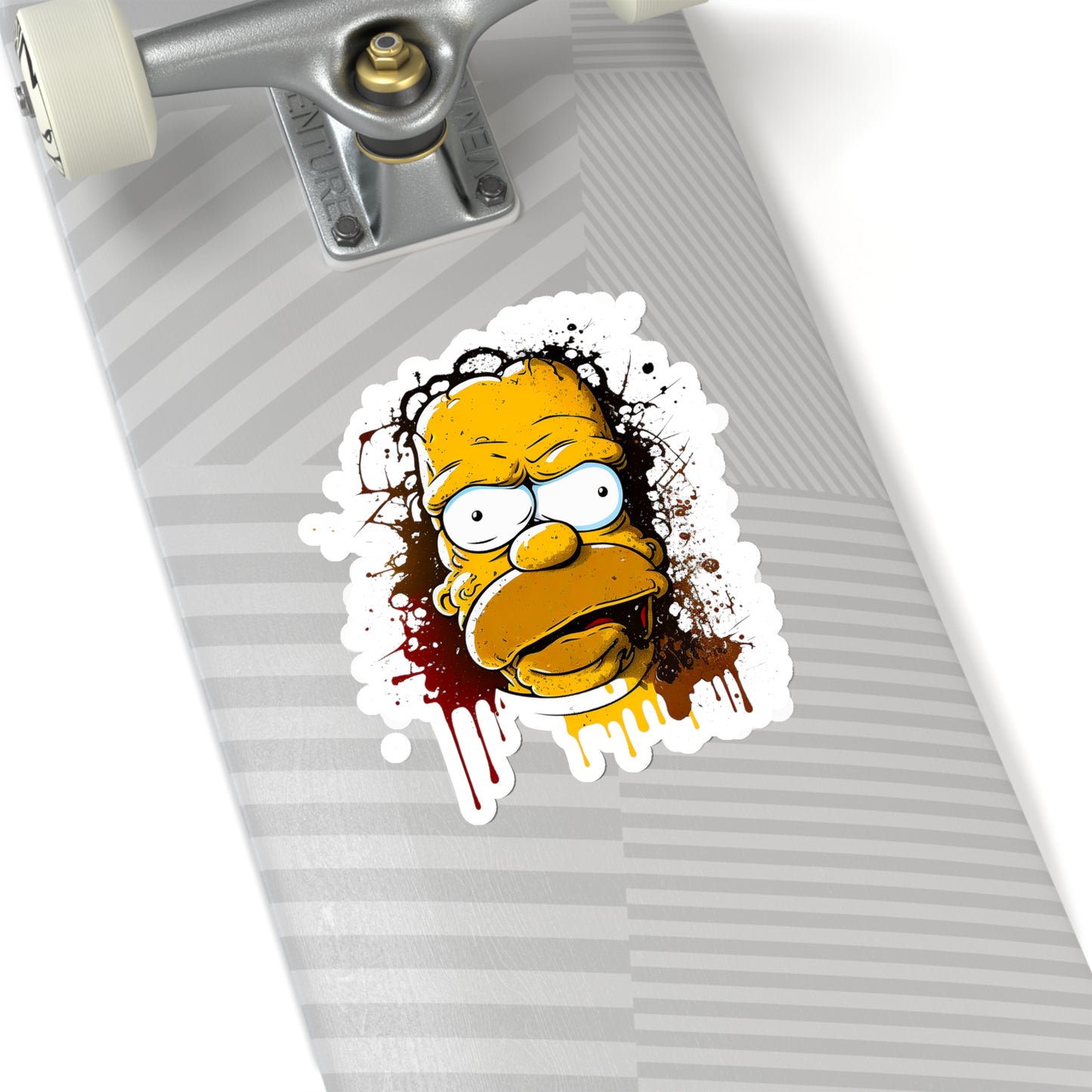 Homer Simpson Sticker - Add Some Fun and Unique Style to Your Tech