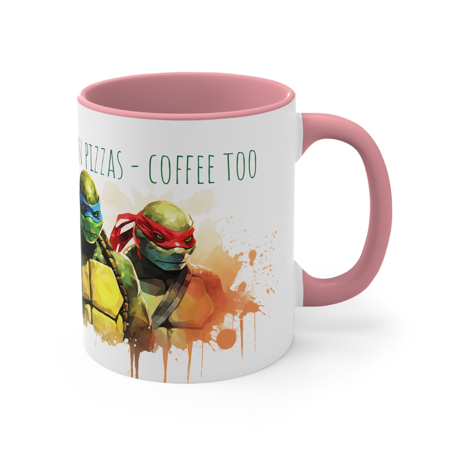 Cowabunga! Teenage Mutant Ninja Turtles Mug - Fuel up with Pizzas and Coffee