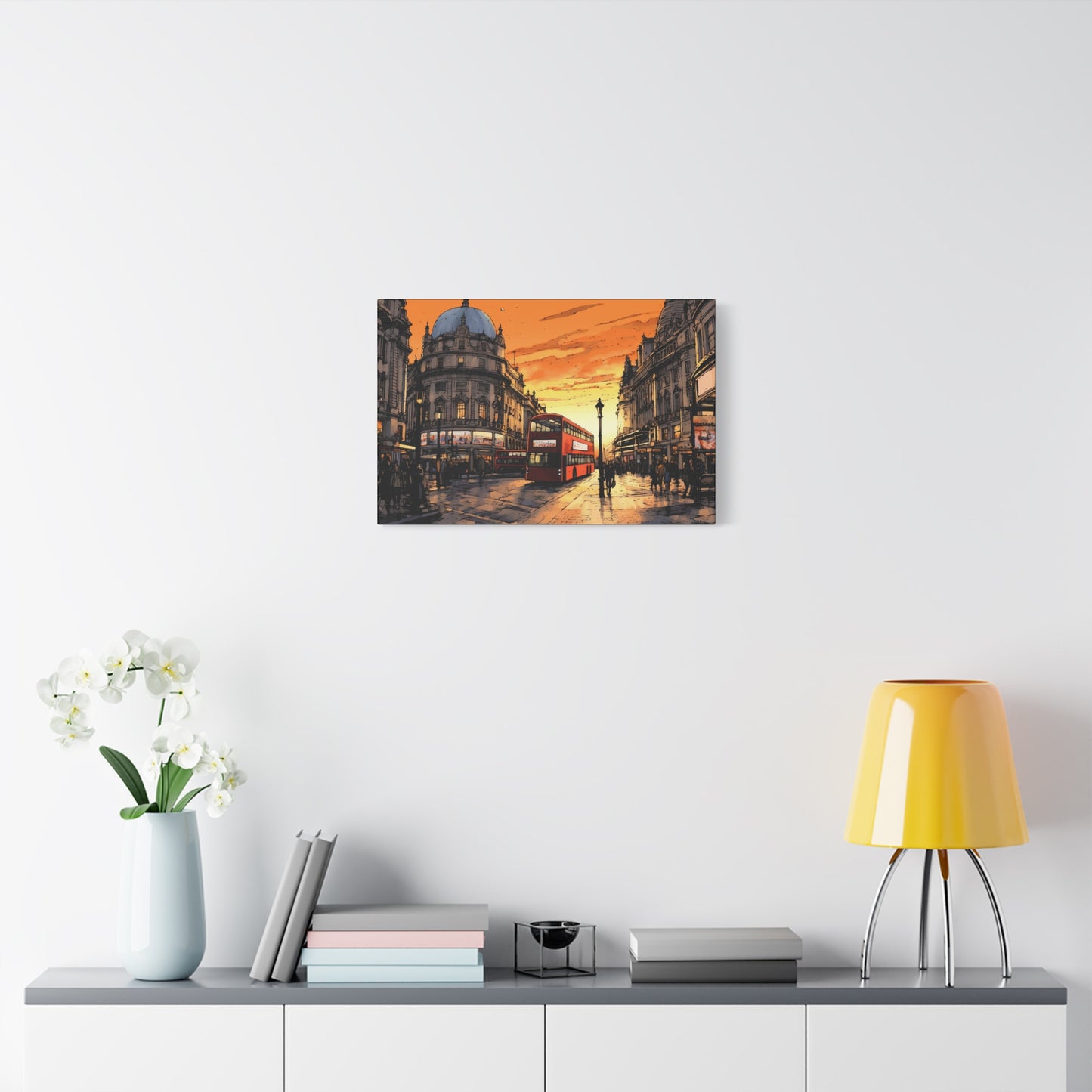 London Sunset Canvas - Immerse Yourself in the Timeless Beauty of the City