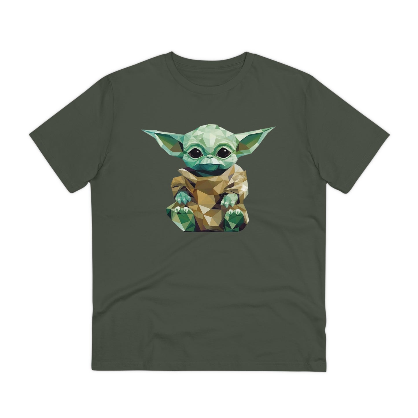 Baby Yoda Grogu Polygonal T-Shirt - Embrace Adorable Force - Star Wars