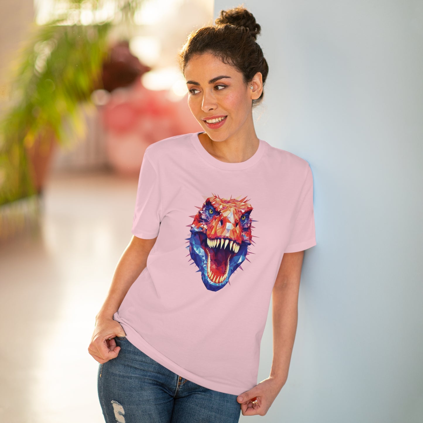 T-Rex Polygonal T-Shirt - Unleash Prehistoric Style
