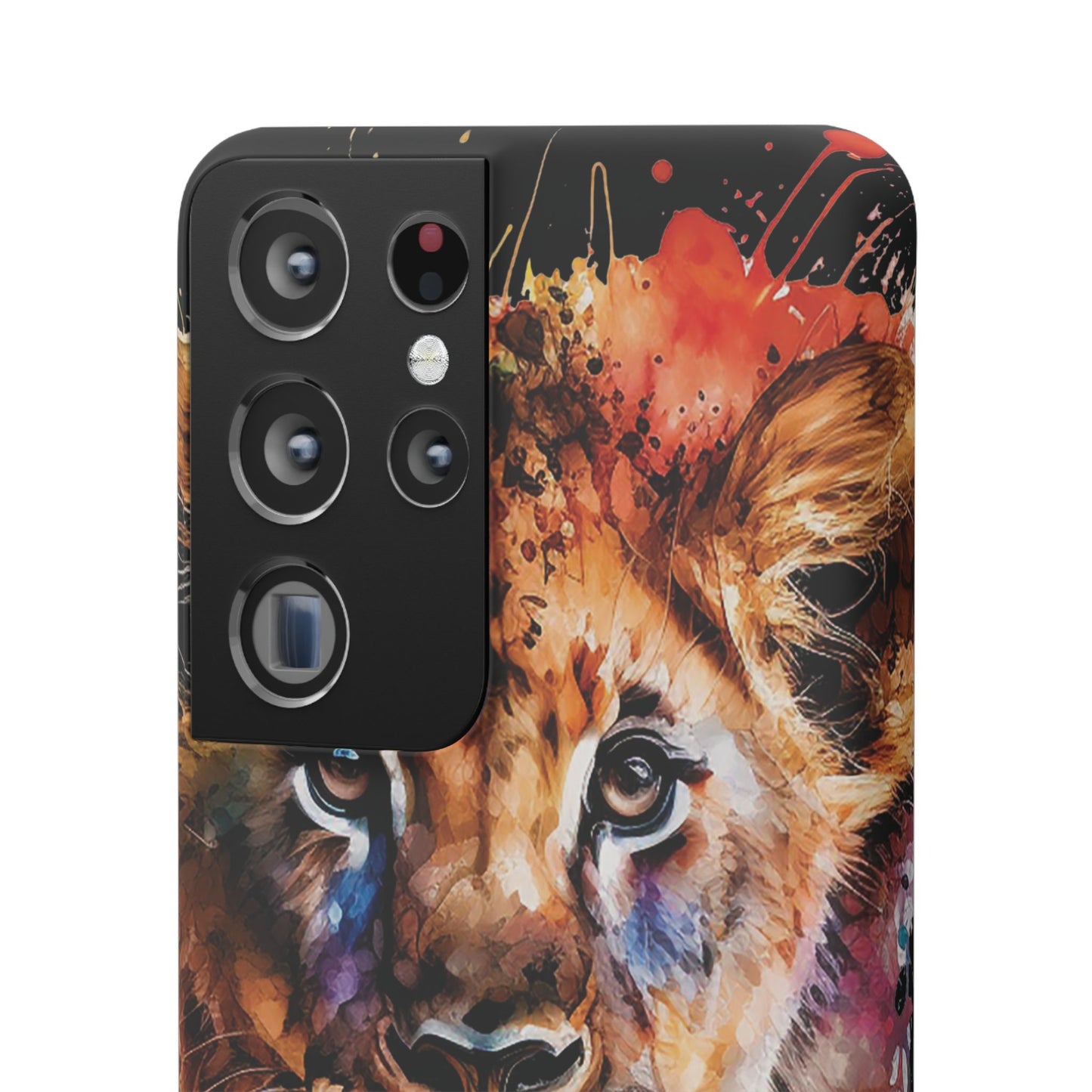 Phone Case Watercolor Lion Cub