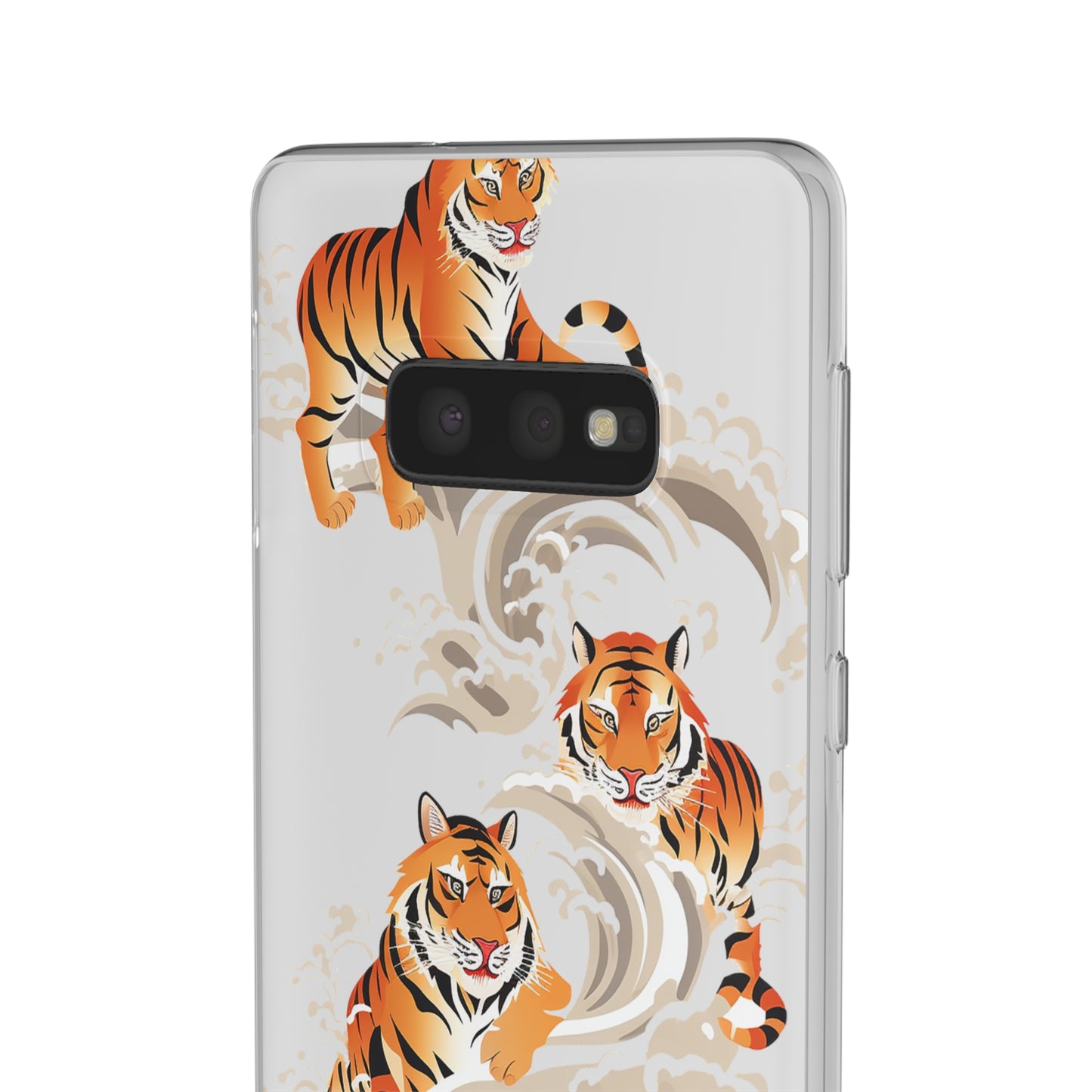 Elegant Chinese Ink Tiger Flexi Phone Case