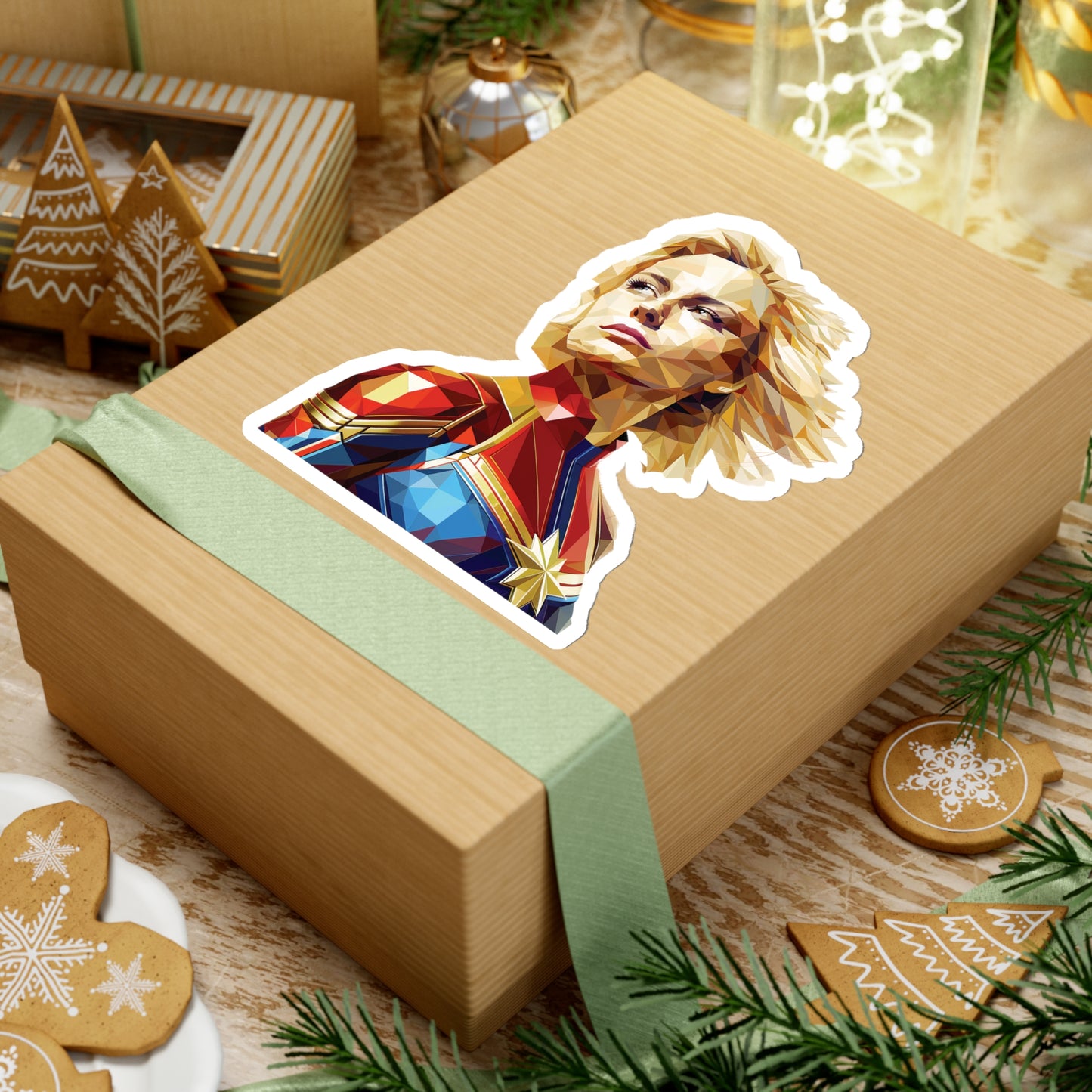 Captain Marvel Sticker - Unleash Cosmic Power