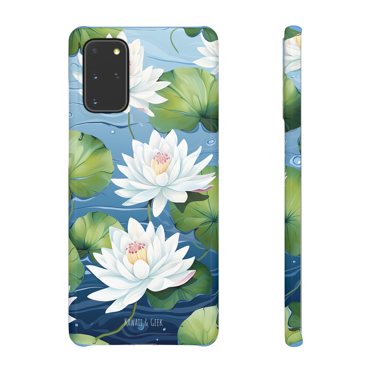 Elegant Water Lilies: Premium Phone Case
